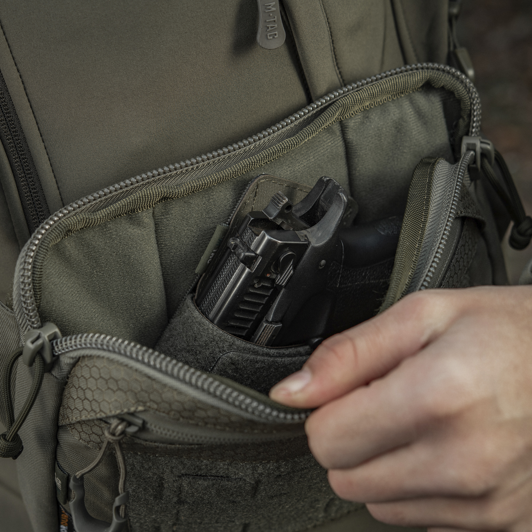 M-Tac сумка Admin Bag Elite с липучкой Ranger Green — 25