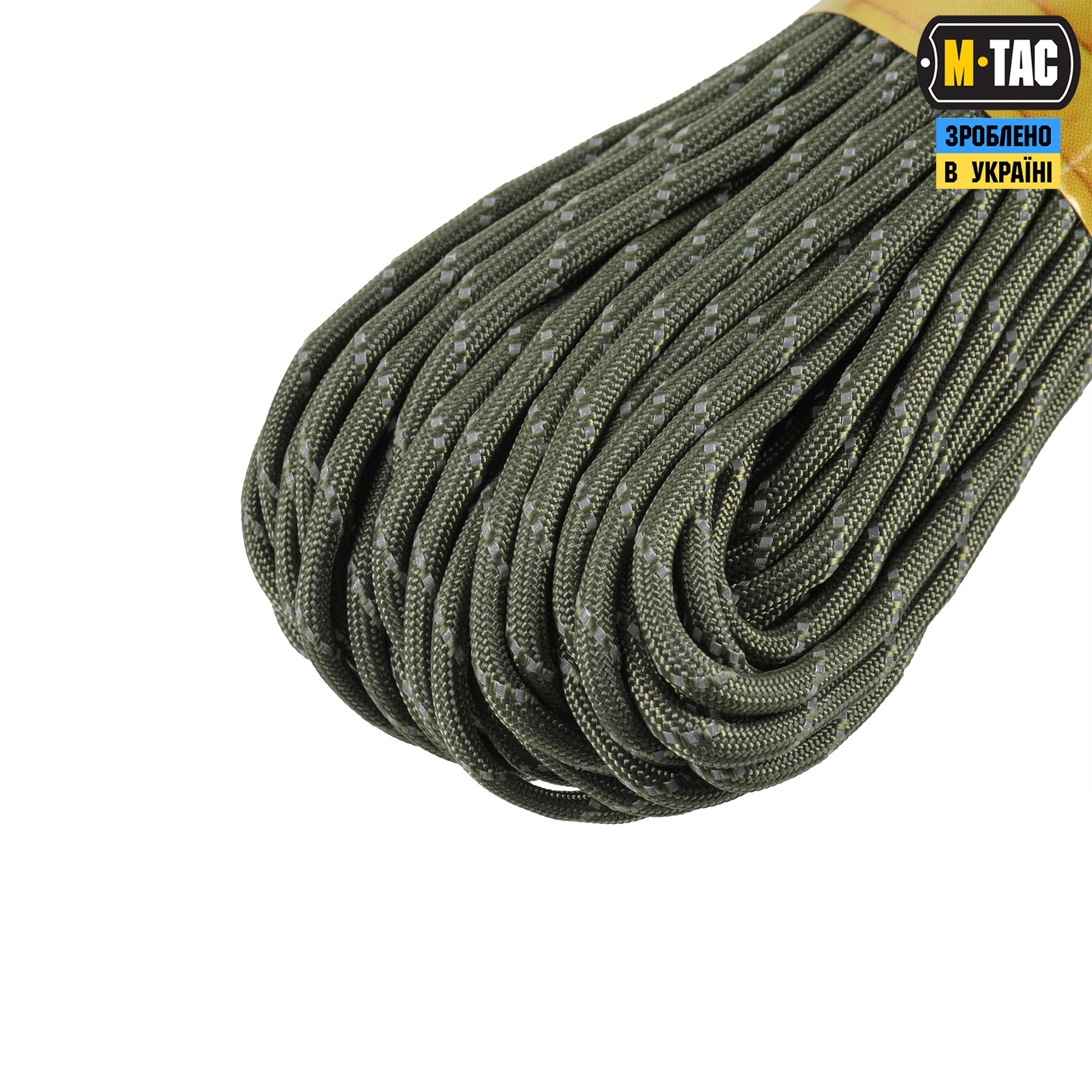 M-Tac паракорд 475 30m Ranger Green Reflective — 4