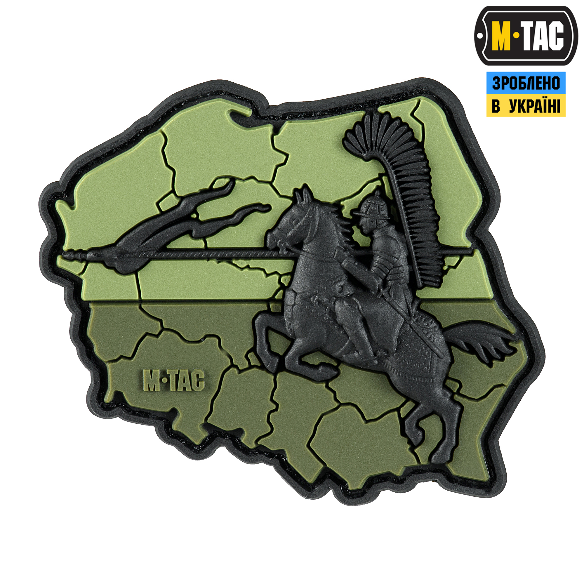 M-Tac нашивка Husaria 3D PVC Olive — 2