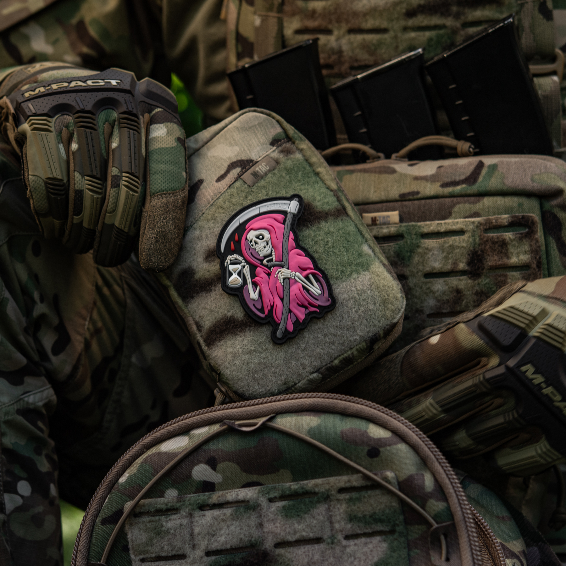 M-Tac нашивка Time PVC Pink/Black — 17