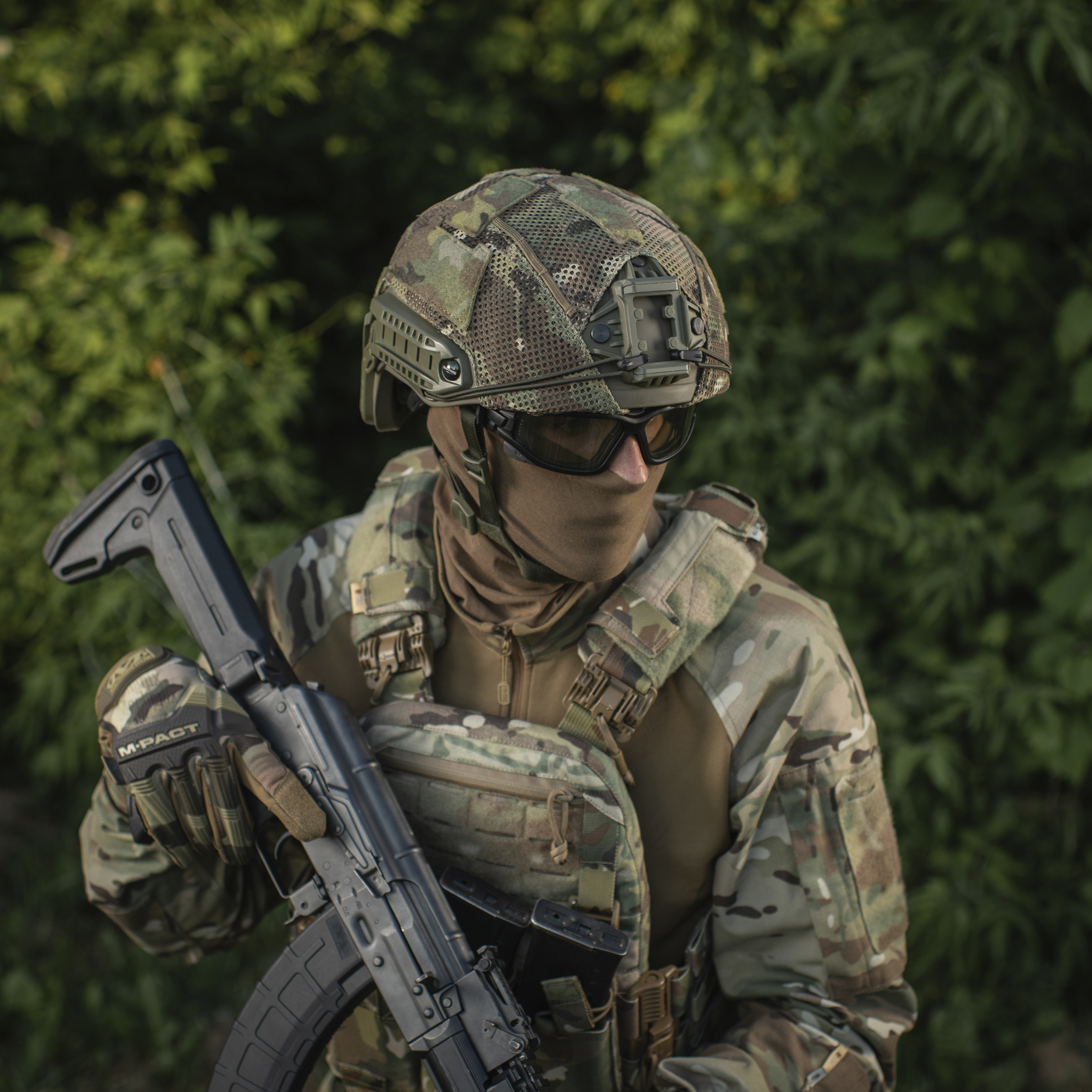 M-Tac кавер на шлем с отверстием под Shroud Multicam — 16