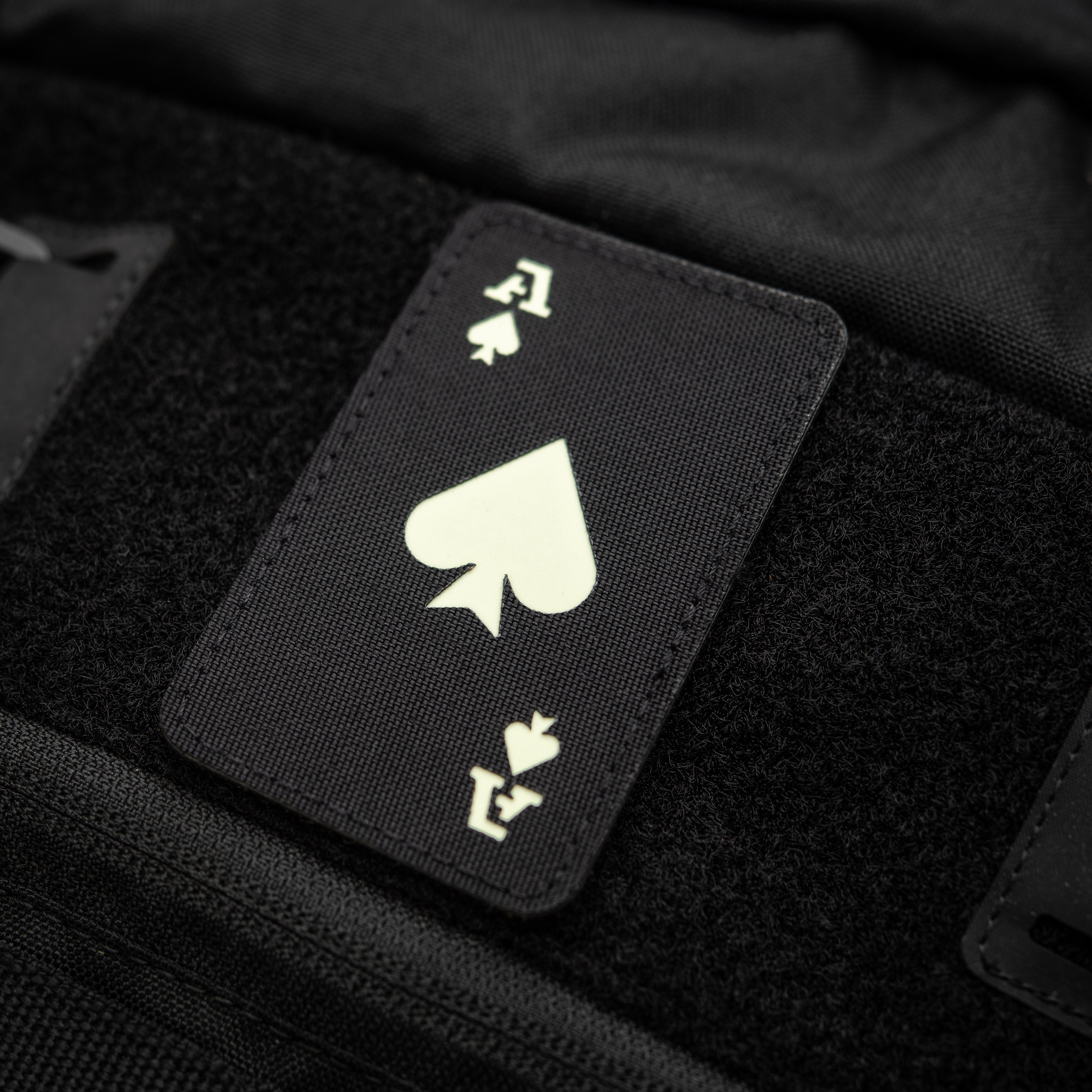 M-Tac нашивка Ace of Spades Laser Cut Black/GID — 11