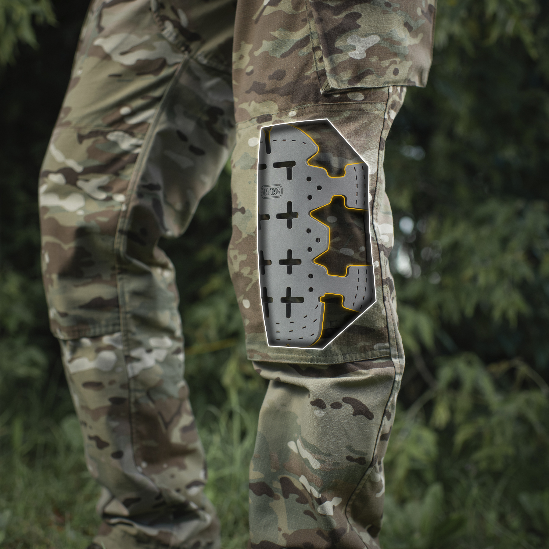 M-Tac наколенники-вставки EVA (пара) Gen.III Grey — 6