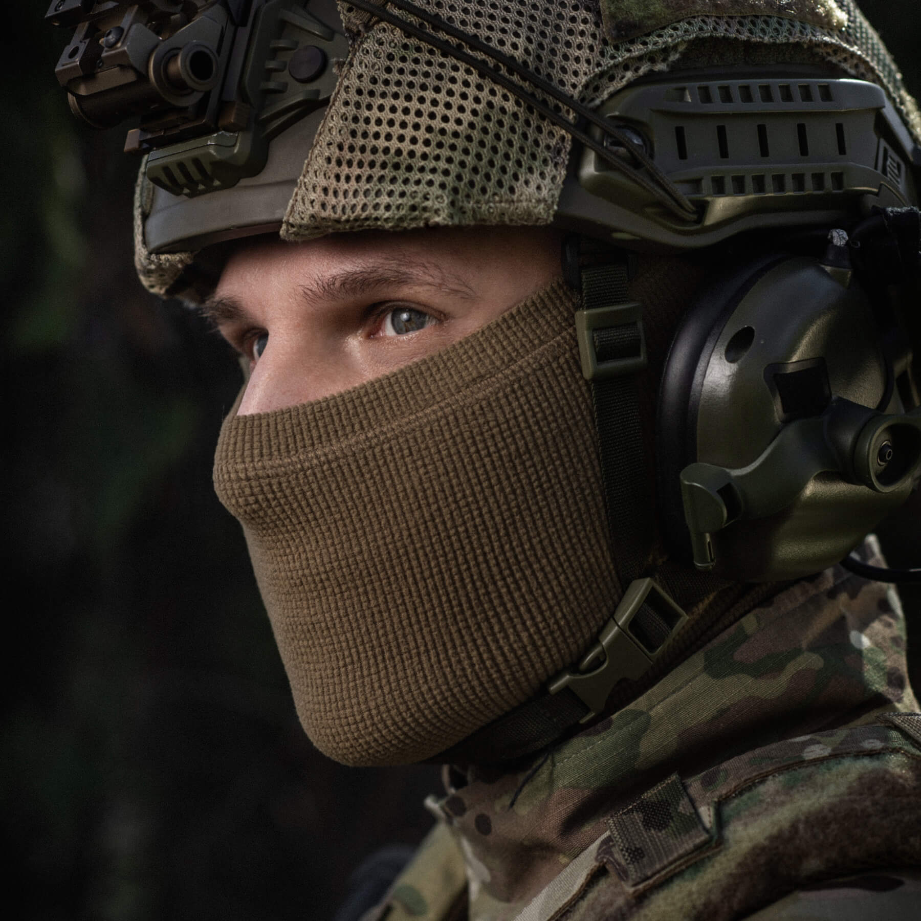 M-Tac шарф-труба микрофлис рип-стоп Tan — 8