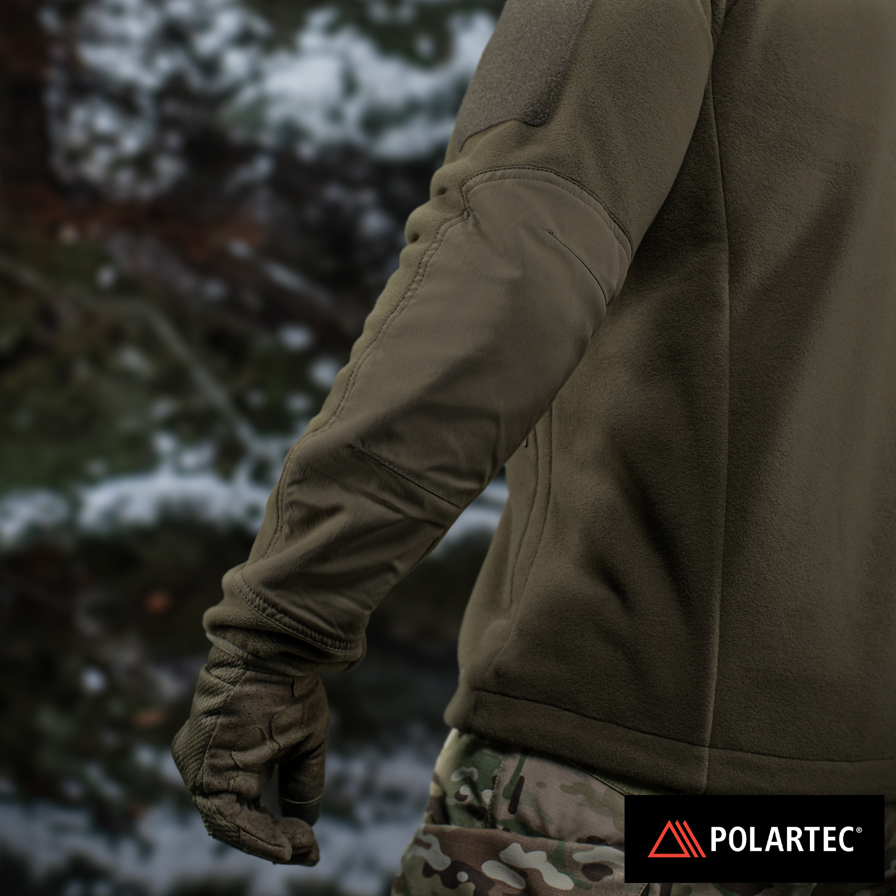 M-Tac куртка Combat Fleece Polartec Jacket Dark Olive — 11