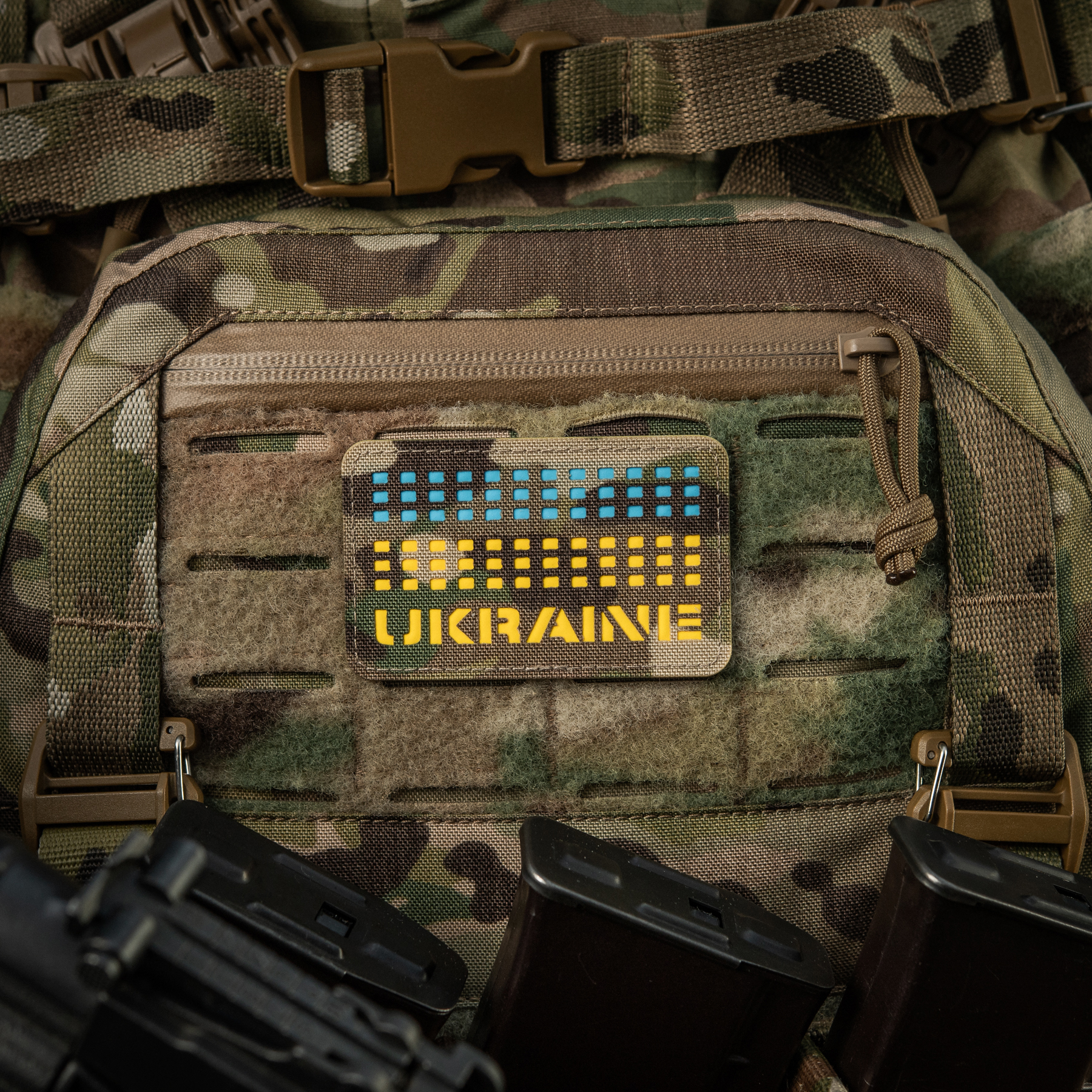 M-Tac нашивка Ukraine Laser Cut Multicam/Yellow/Blue/GID — 7