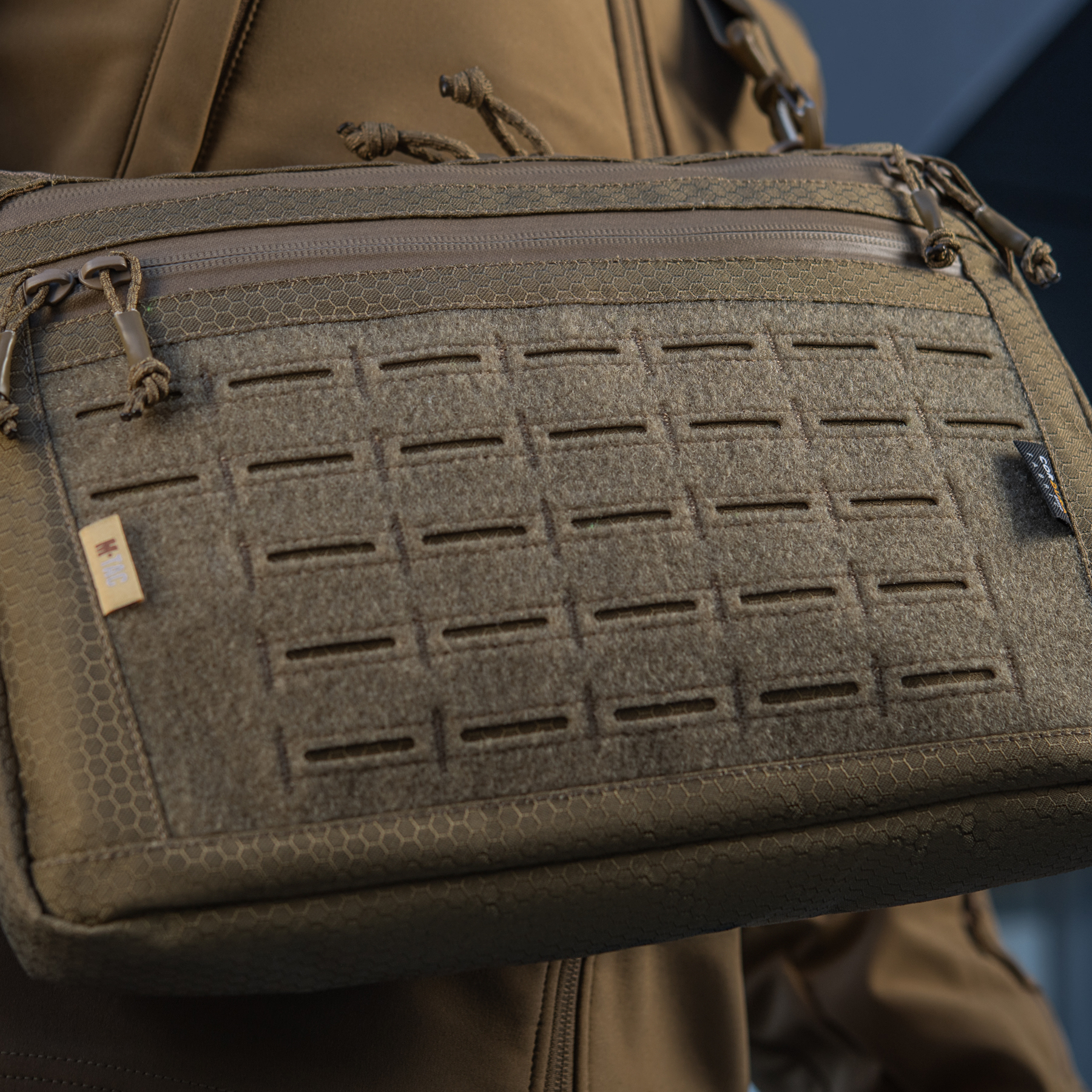 M-Tac сумка Admin Bag Large Elite с липучкой Hex Coyote — 17