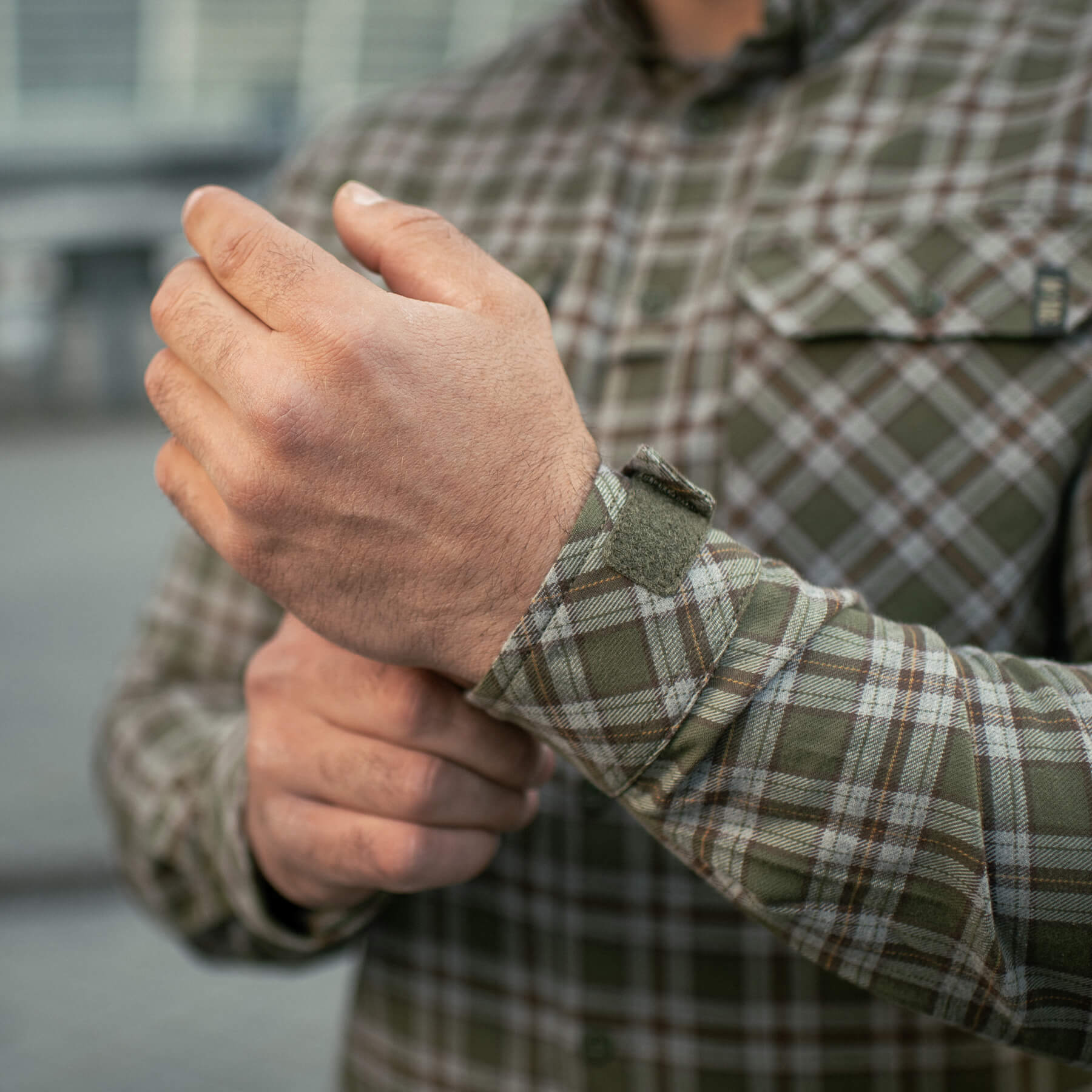 M-Tac рубашка Lumberjack Cotton Shirt Olive/Grey — 22