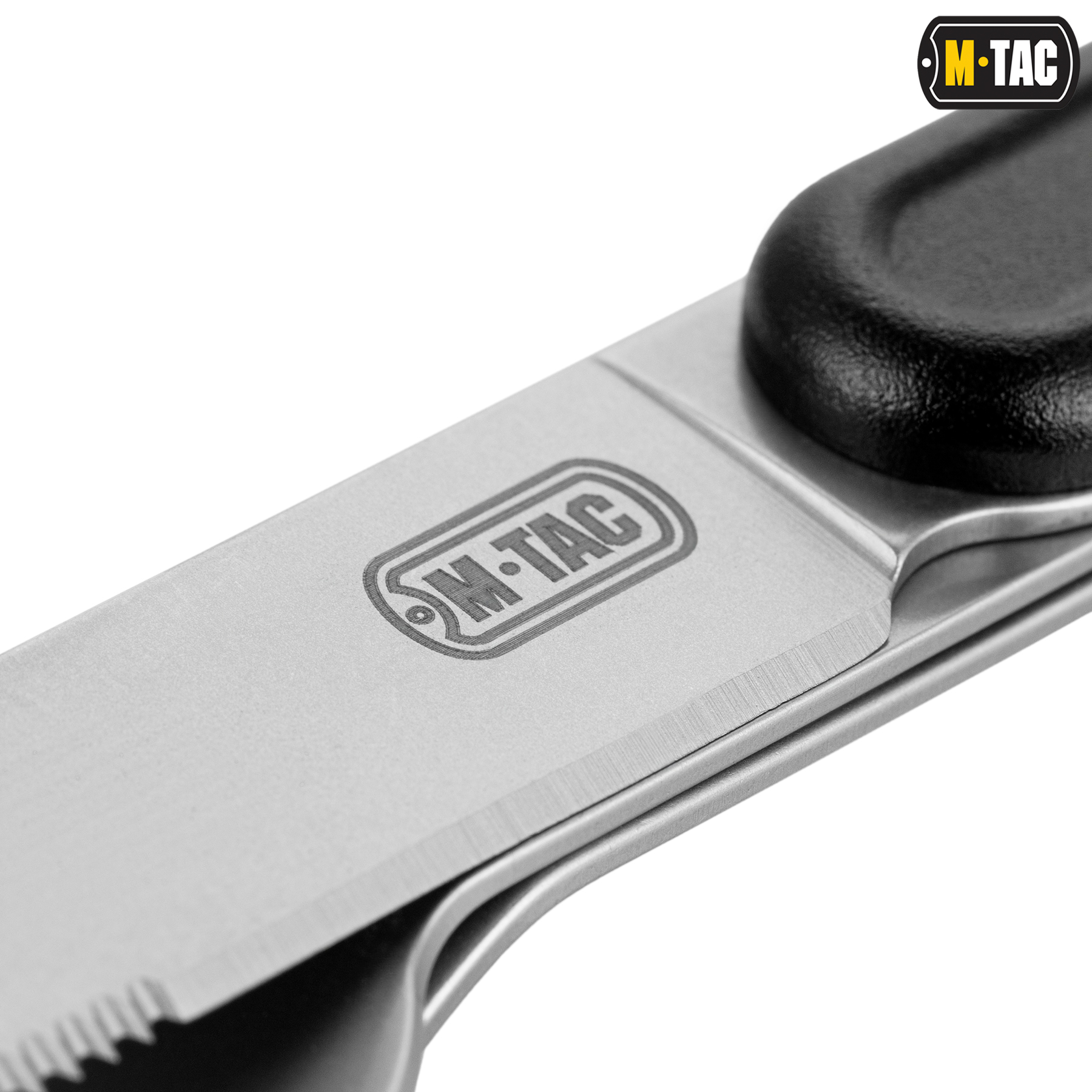 M-Tac столовый набор разъемный (3 элемента) Black/Steel — 7