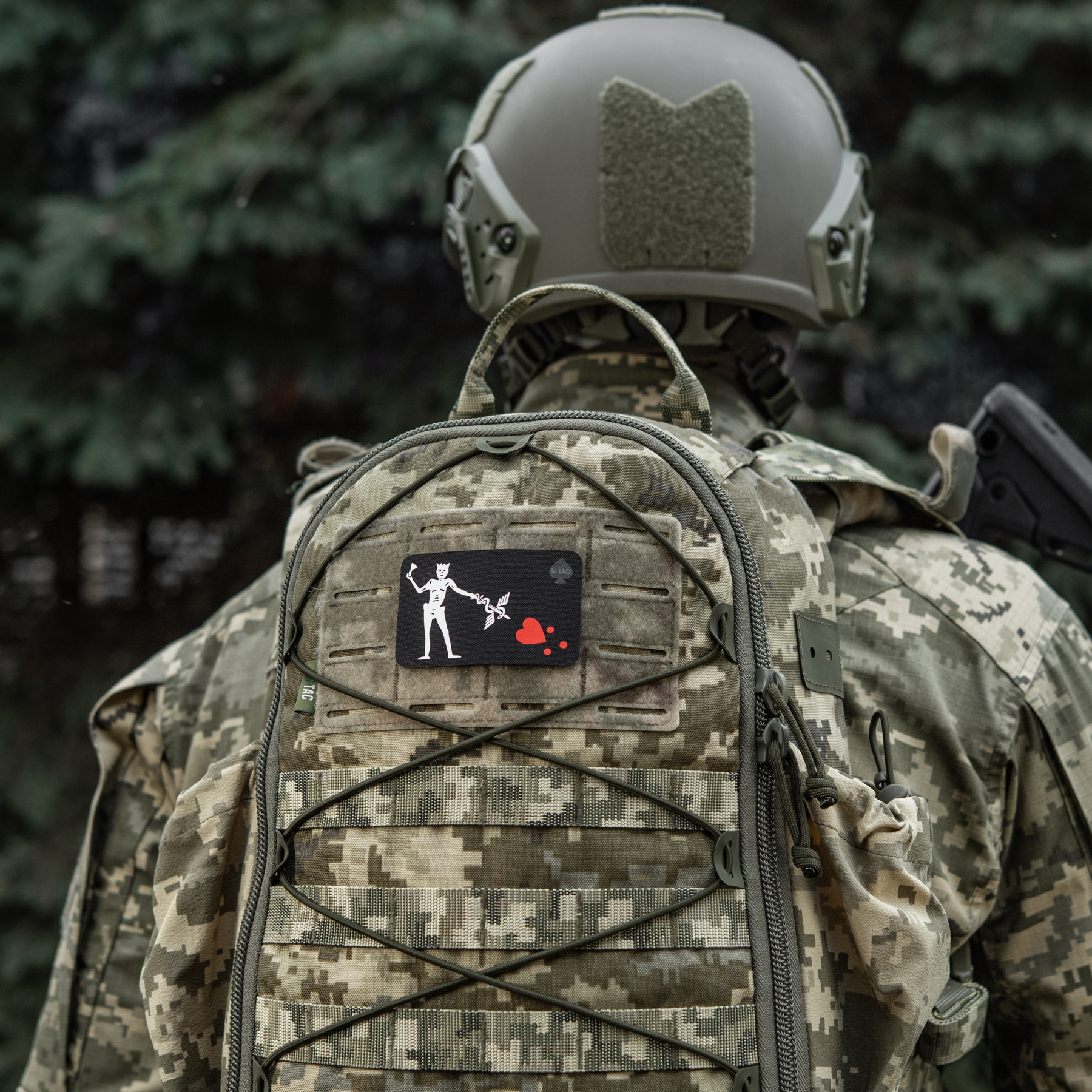 M-Tac нашивка прапор Чорна Борода Медик Black — 11