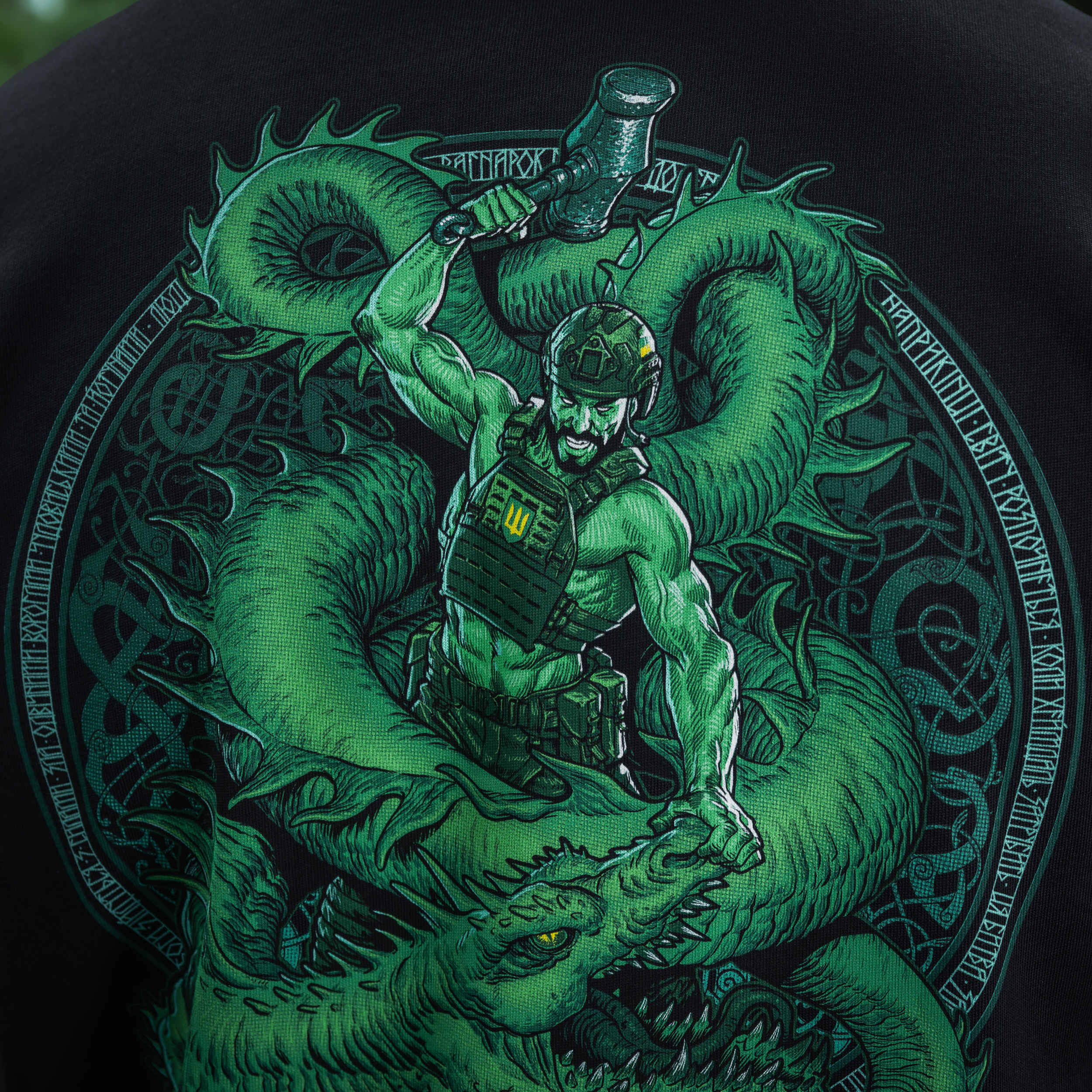M-Tac футболка Ragnarok Night Vision Cotton Hard Black — 22