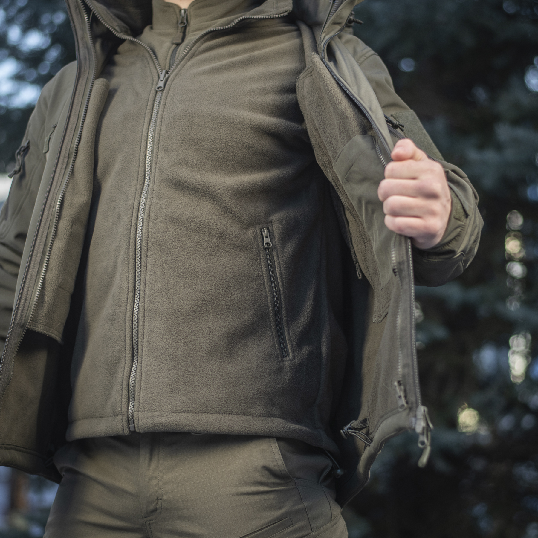 M-Tac куртка Soft Shell с подстежкой Olive — 22
