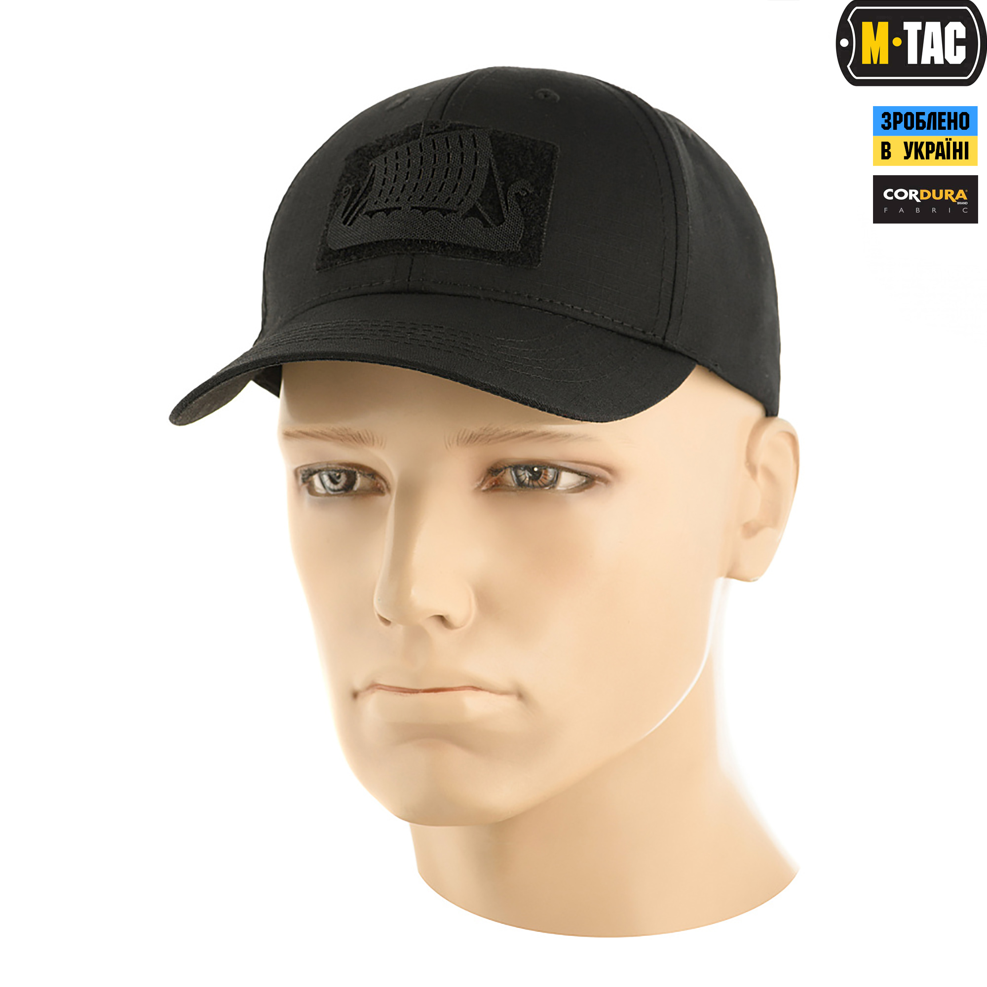 M-Tac нашивка Драккар сквозная Laser Cut Black — 5