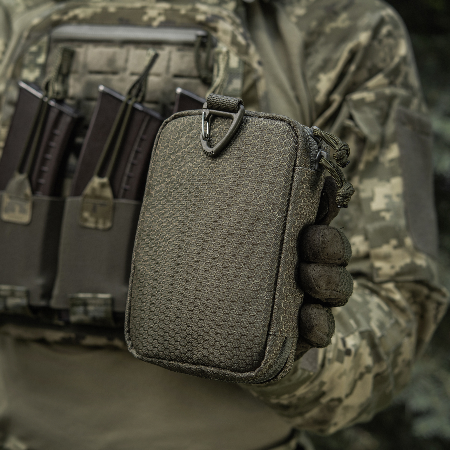 M-Tac EDC Pocket HEX Elite Ranger Green — 22