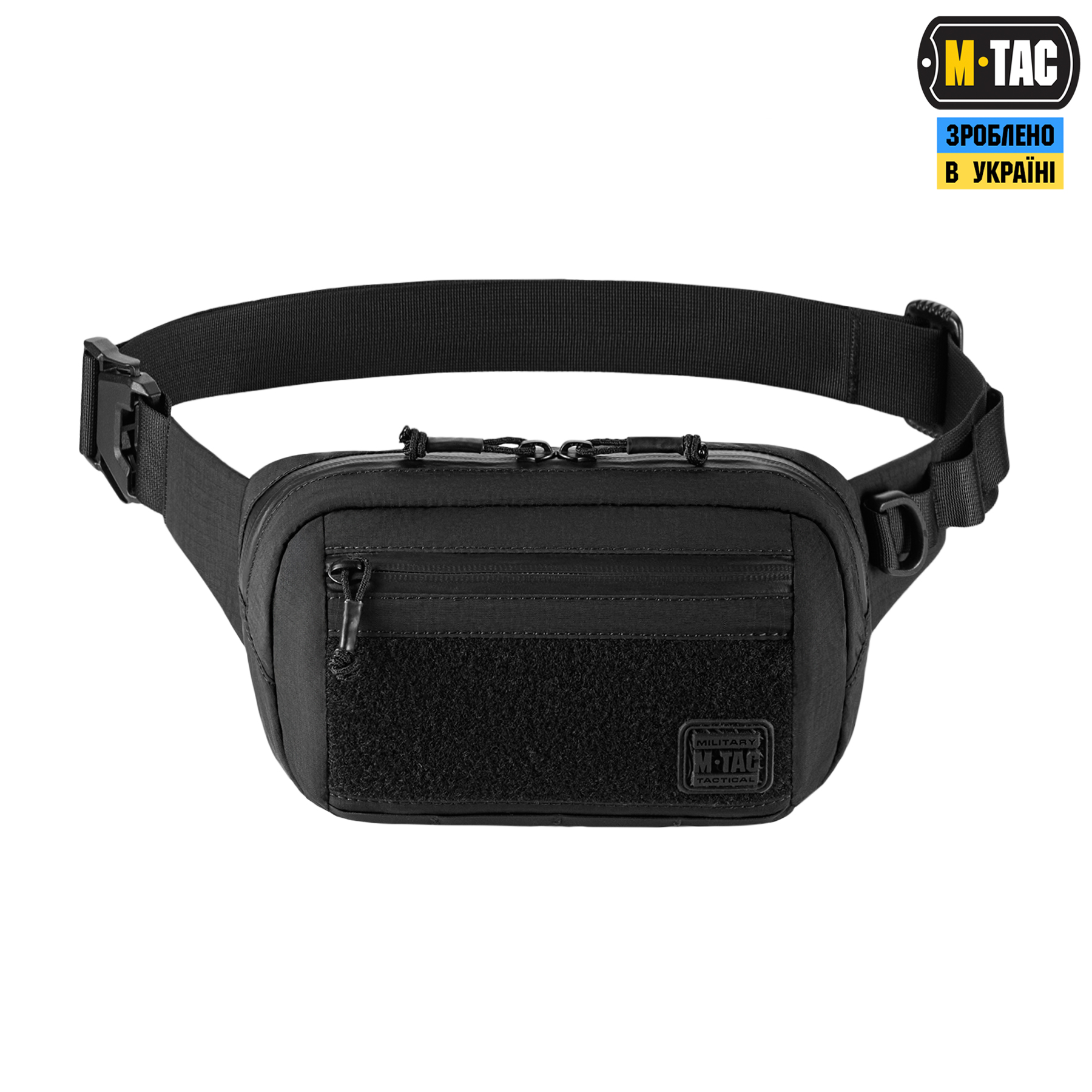 M-Tac сумка City Waist Bag с липучкой Lite-NR Elite Black — 3