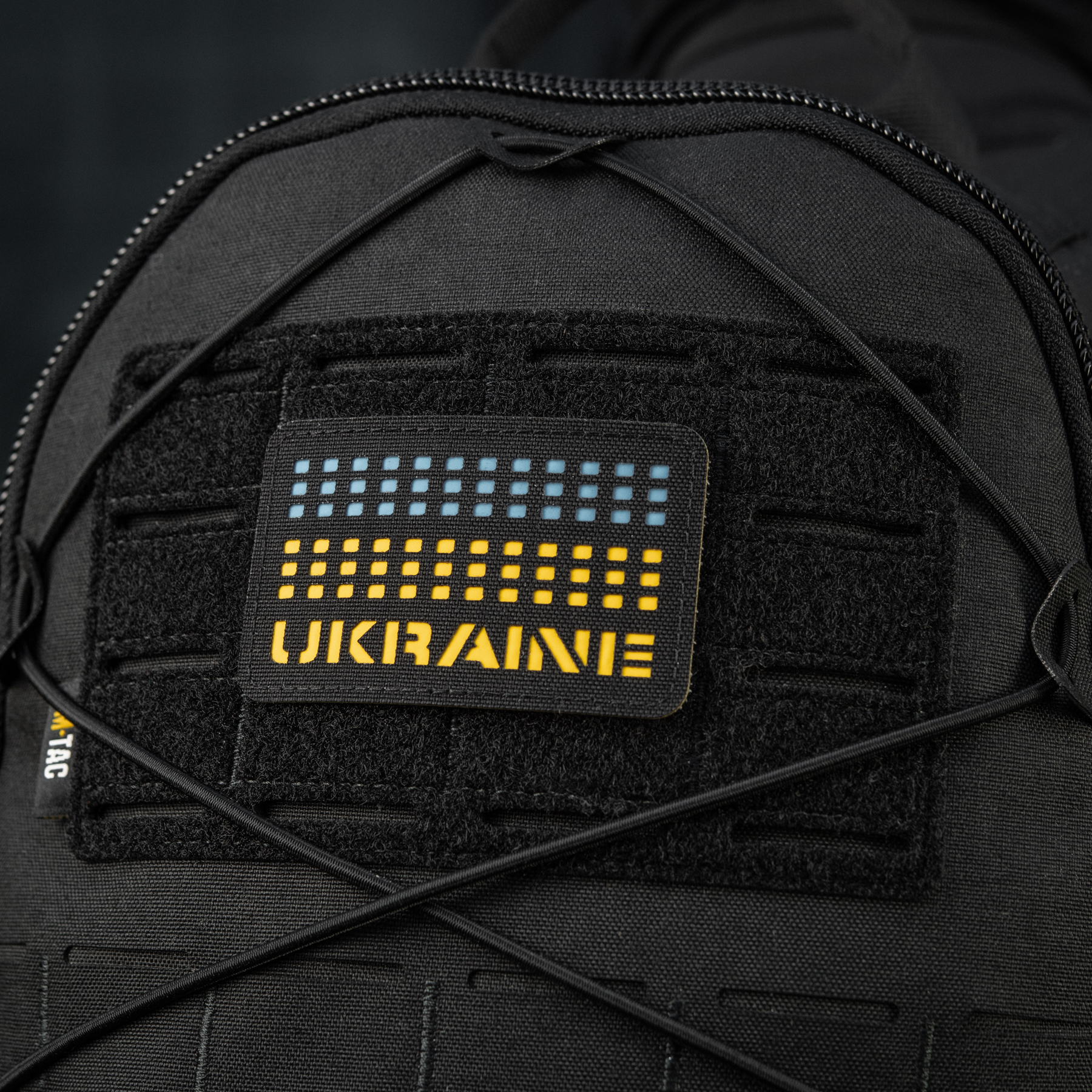 M-Tac нашивка Ukraine Laser Cut Black/Yellow/Blue/GID — 13