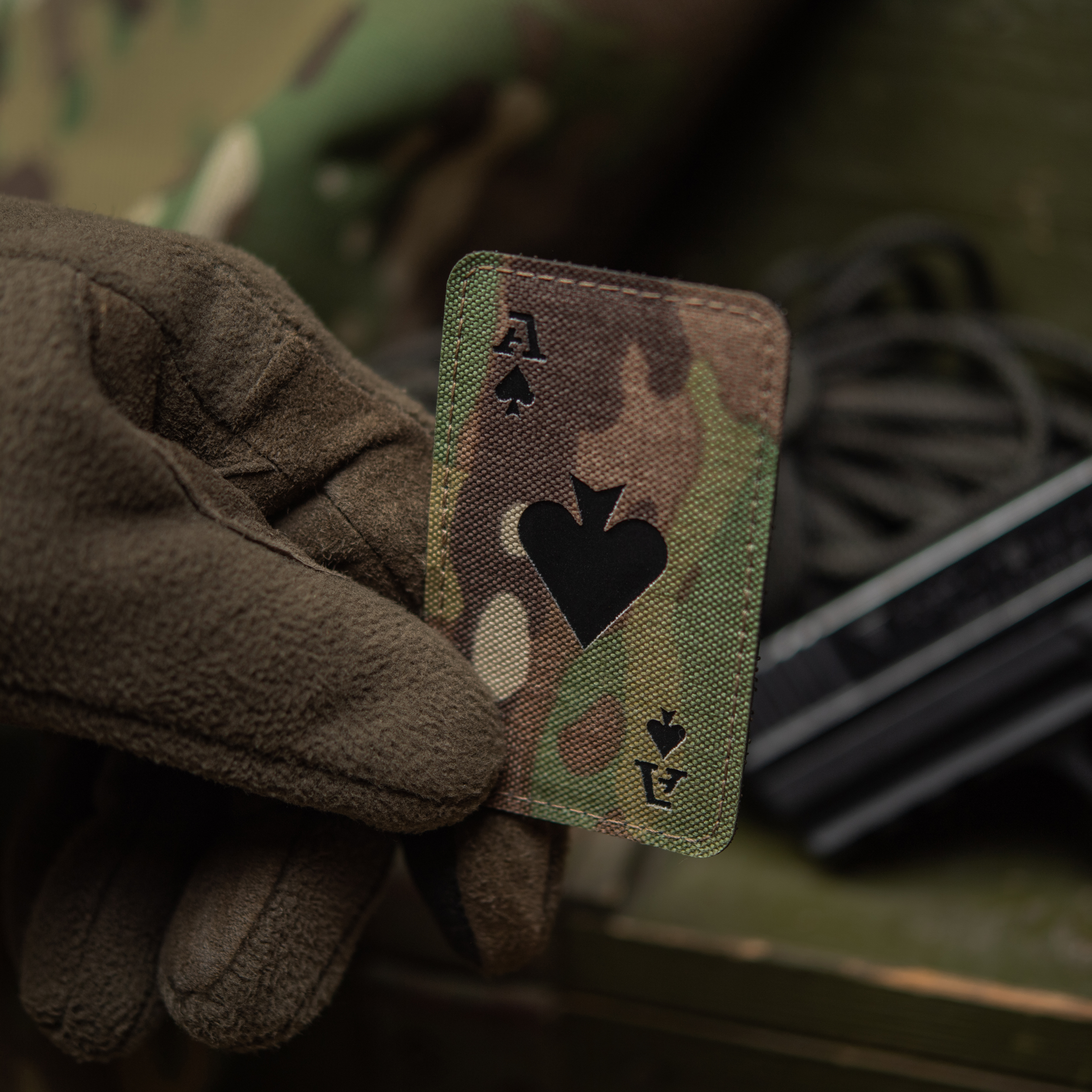 M-Tac нашивка Ace of Spades Laser Cut Multicam/Black — 7