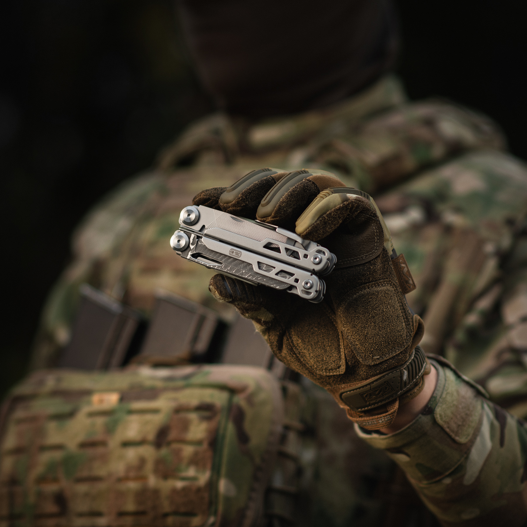 M-Tac мультитул Type 12 Steel/Damascus — 20
