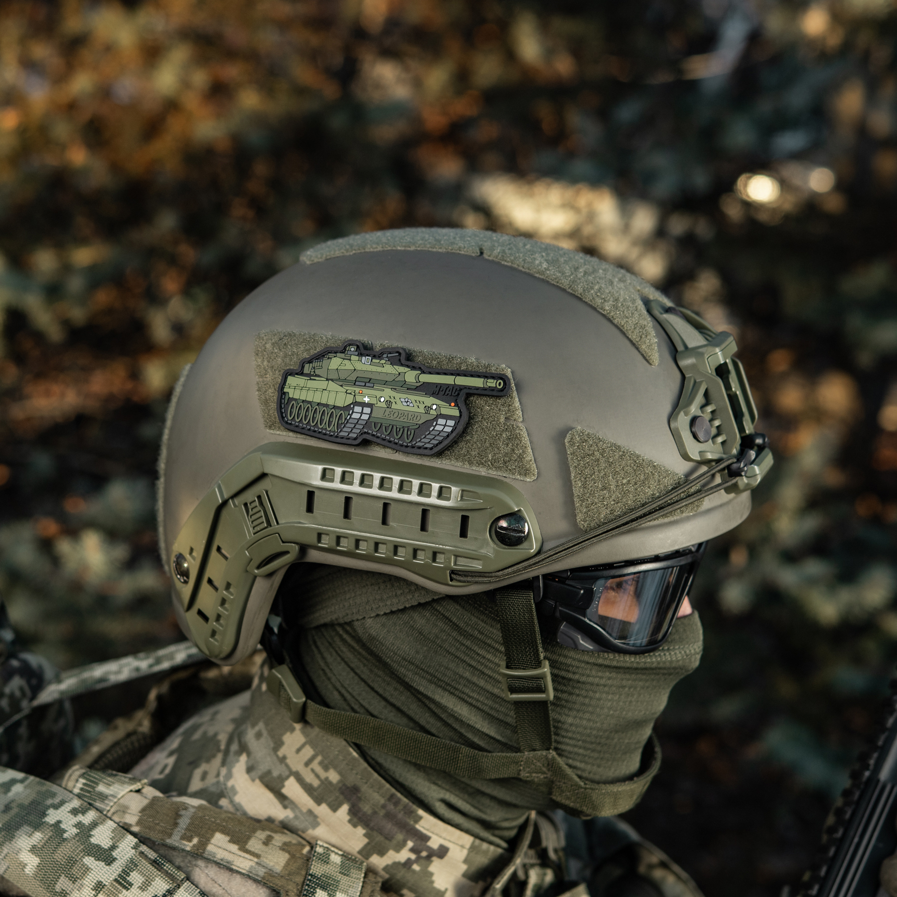 M-Tac нашивка LEOPARD 2 (PVC) Olive — 14