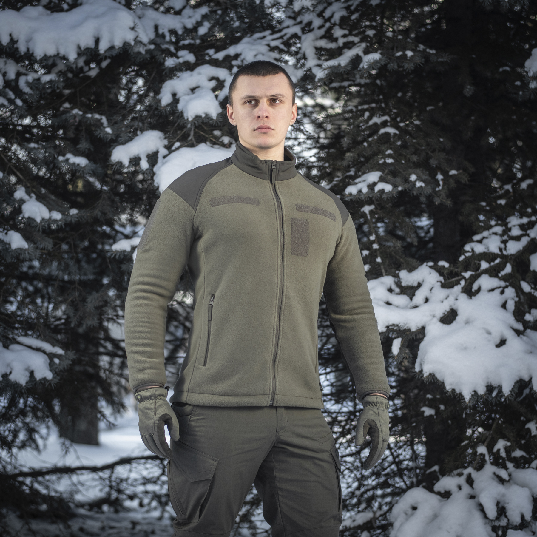 M-Tac куртка Combat Fleece Jacket Dark Olive — 7