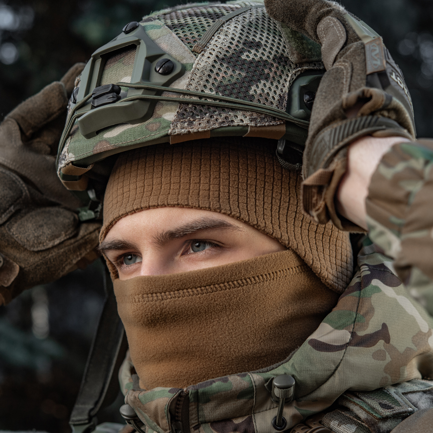M-Tac шапка-подшлемник Gen.II флис рип-стоп Coyote Brown — 14