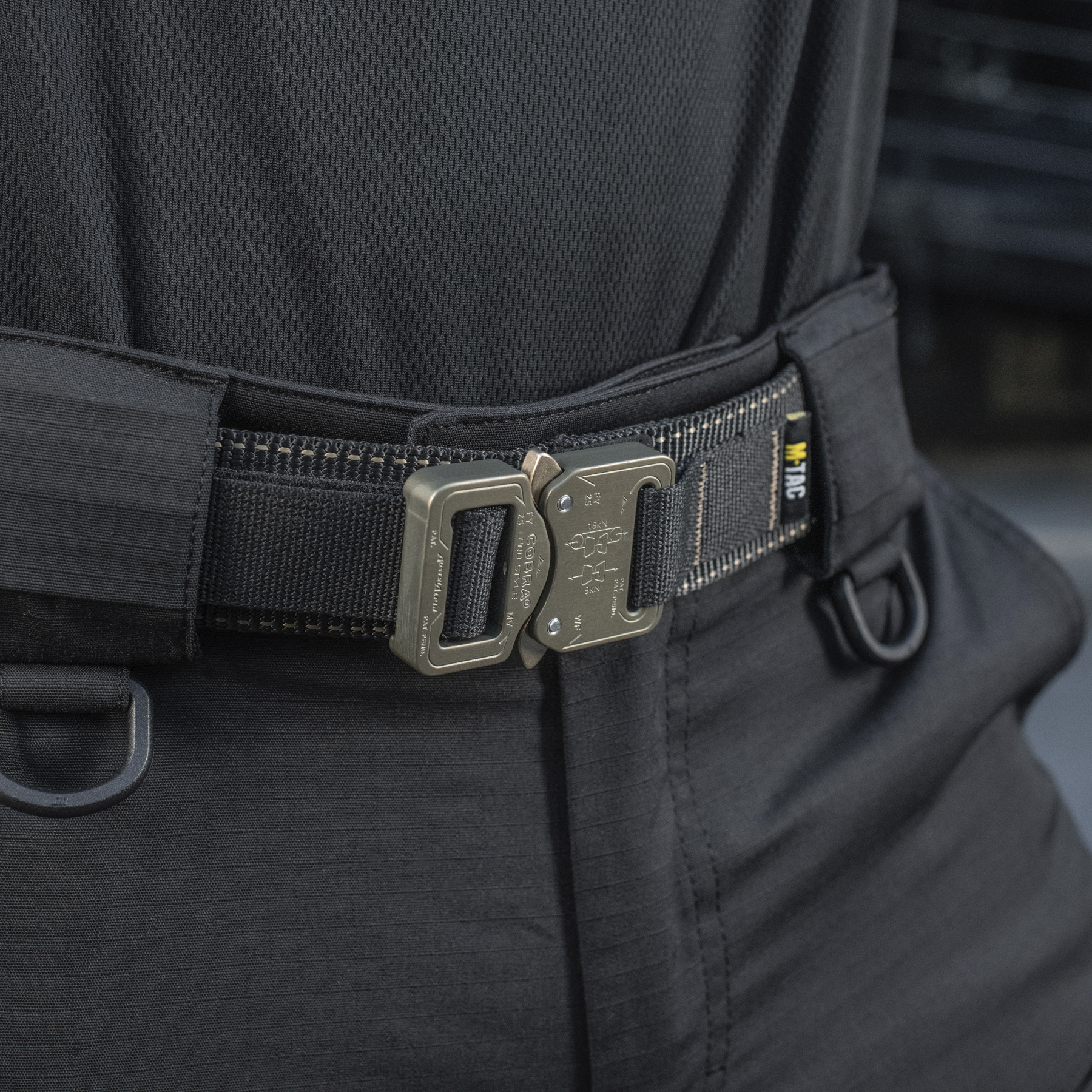 M-Tac ремень Cobra Buckle Belt Black — 17