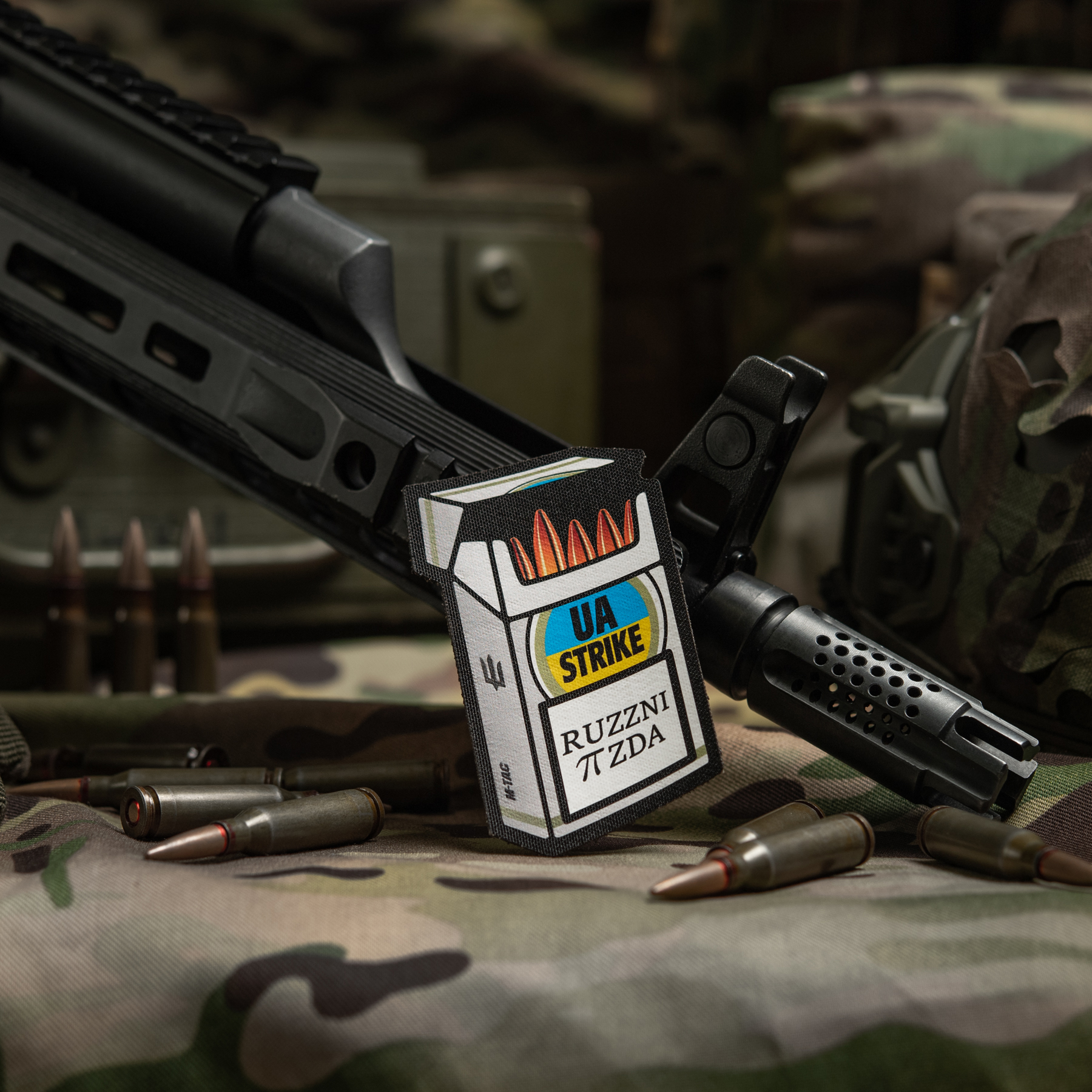 M-Tac нашивка UA STRIKE Black — 13