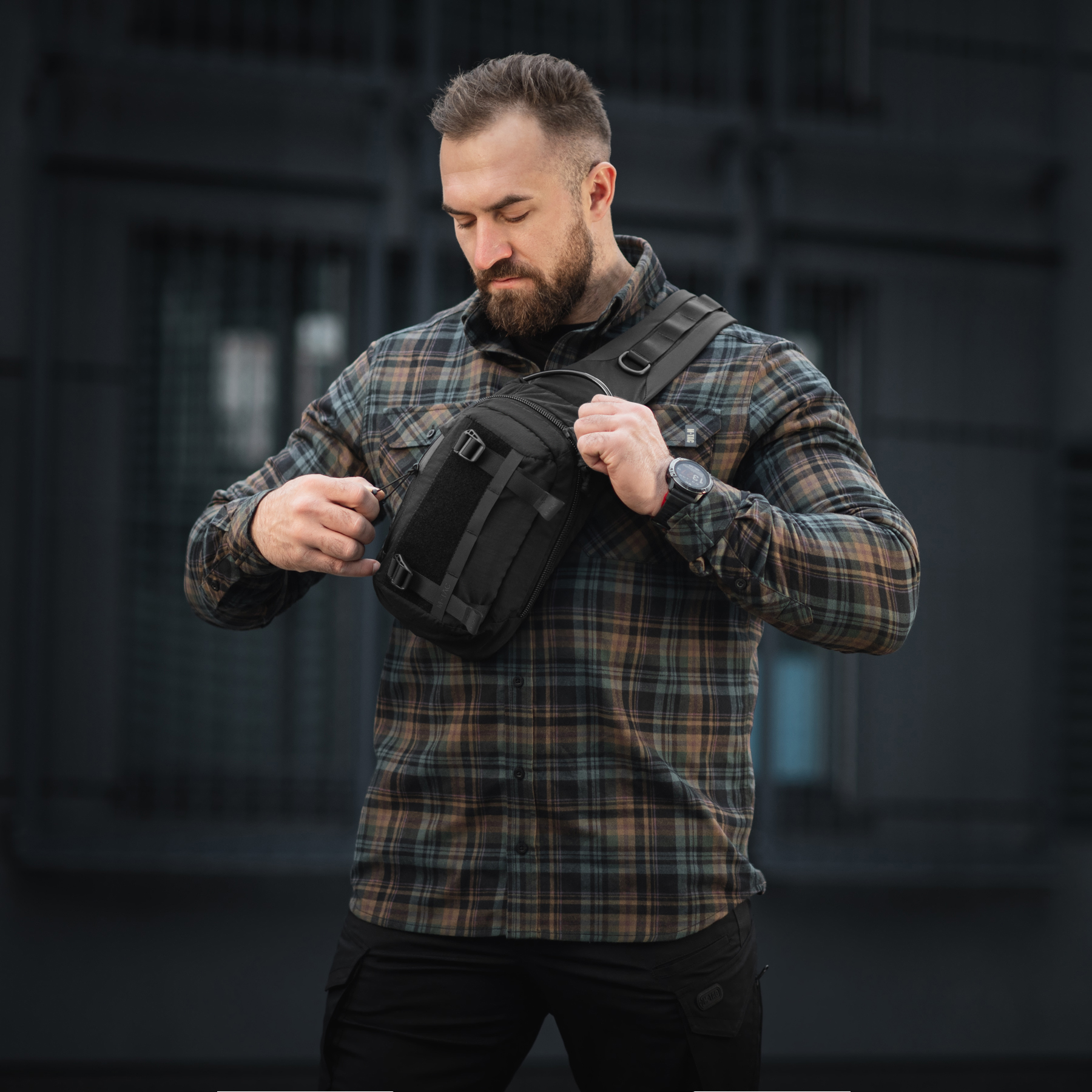 M-Tac сумка Sling Civilian Lite-NR Black — 21