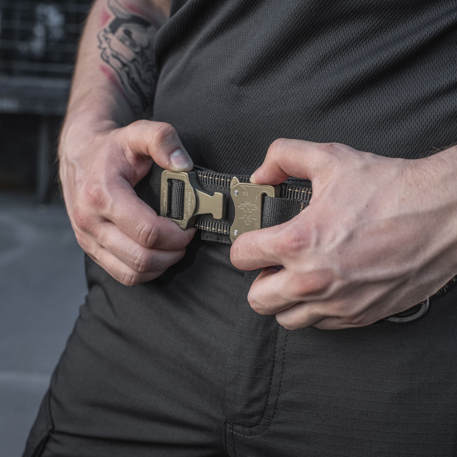 M-Tac ремень Cobra Buckle Belt Black — 12
