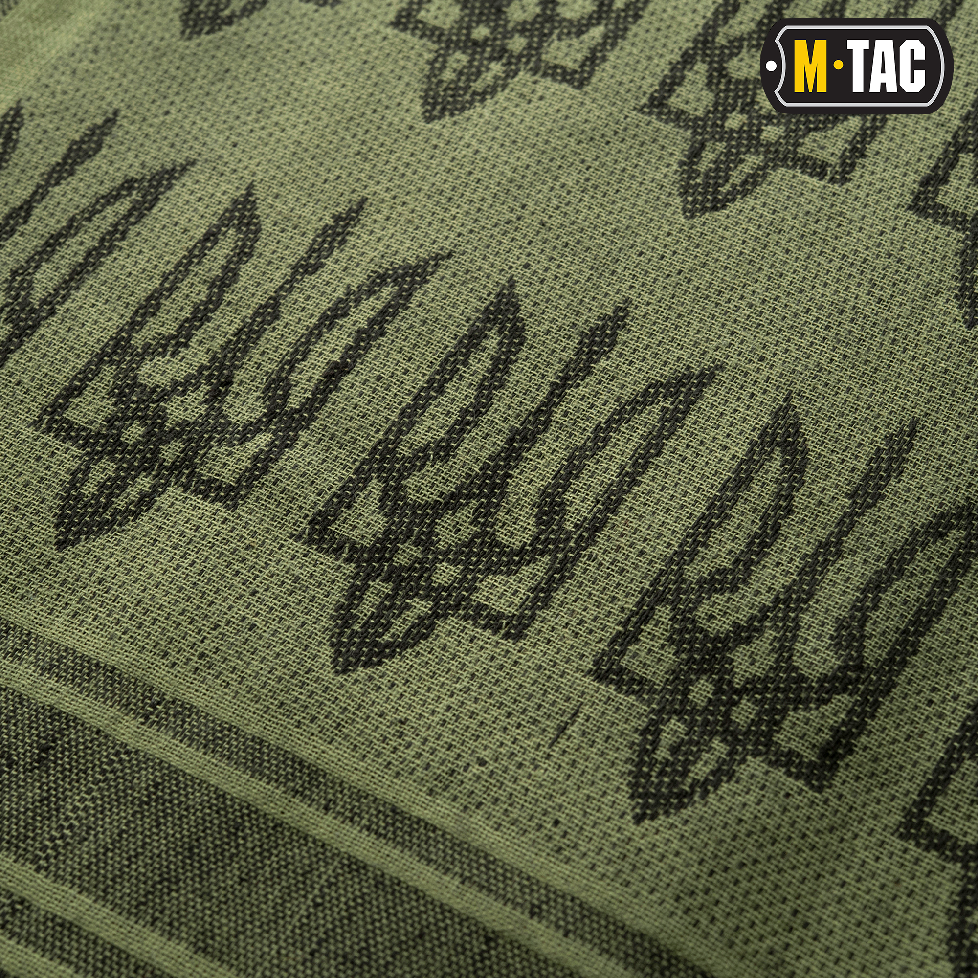 M-Tac шарф шемаг с Тризубом Olive/Black — 4
