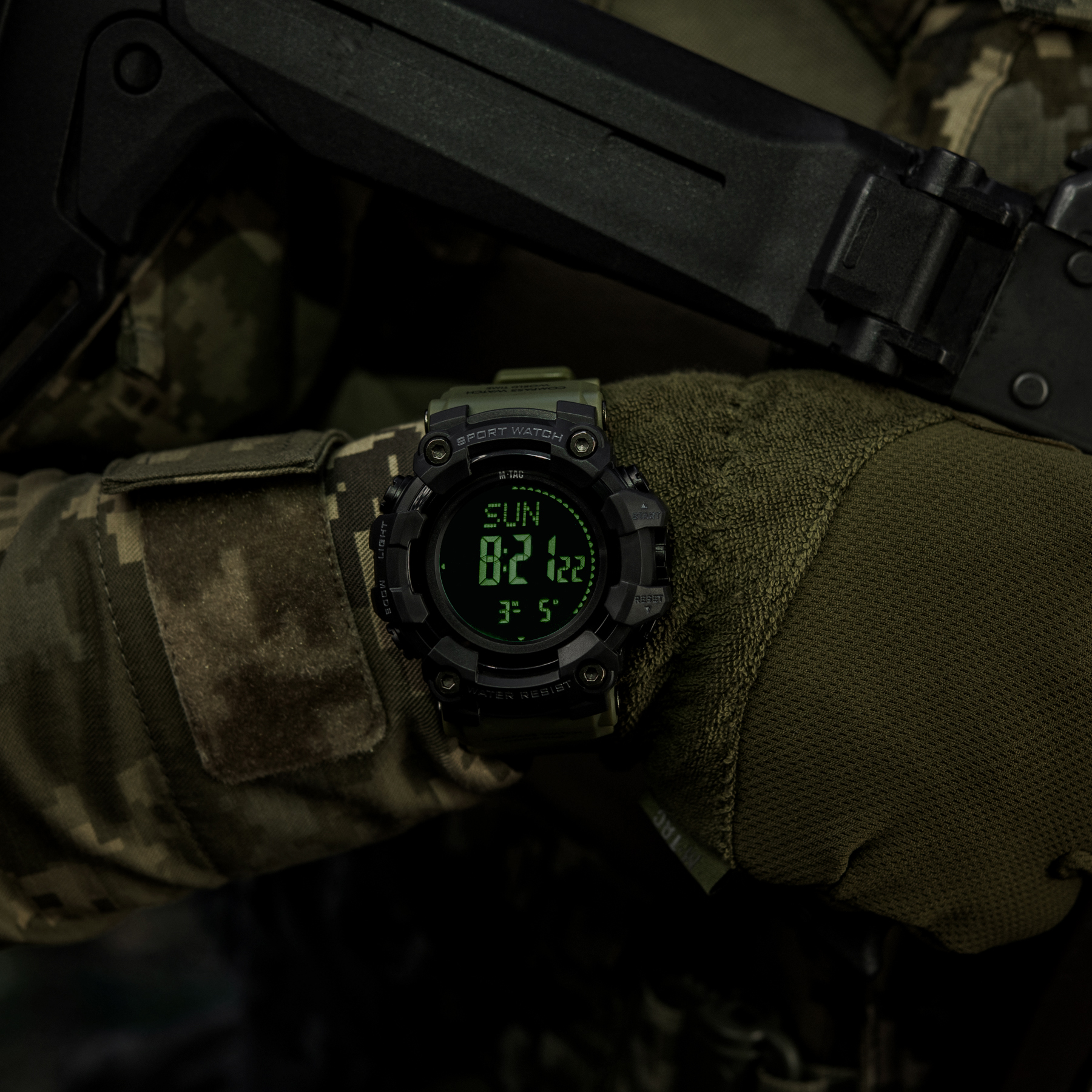 M-Tac часы тактические 2037 Army Green — 8