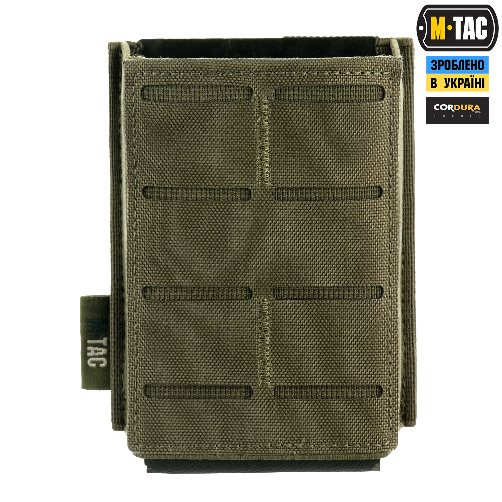 M-Tac подсумок для магазина на резинке (10 см) Laser Cut Ranger Green — 3