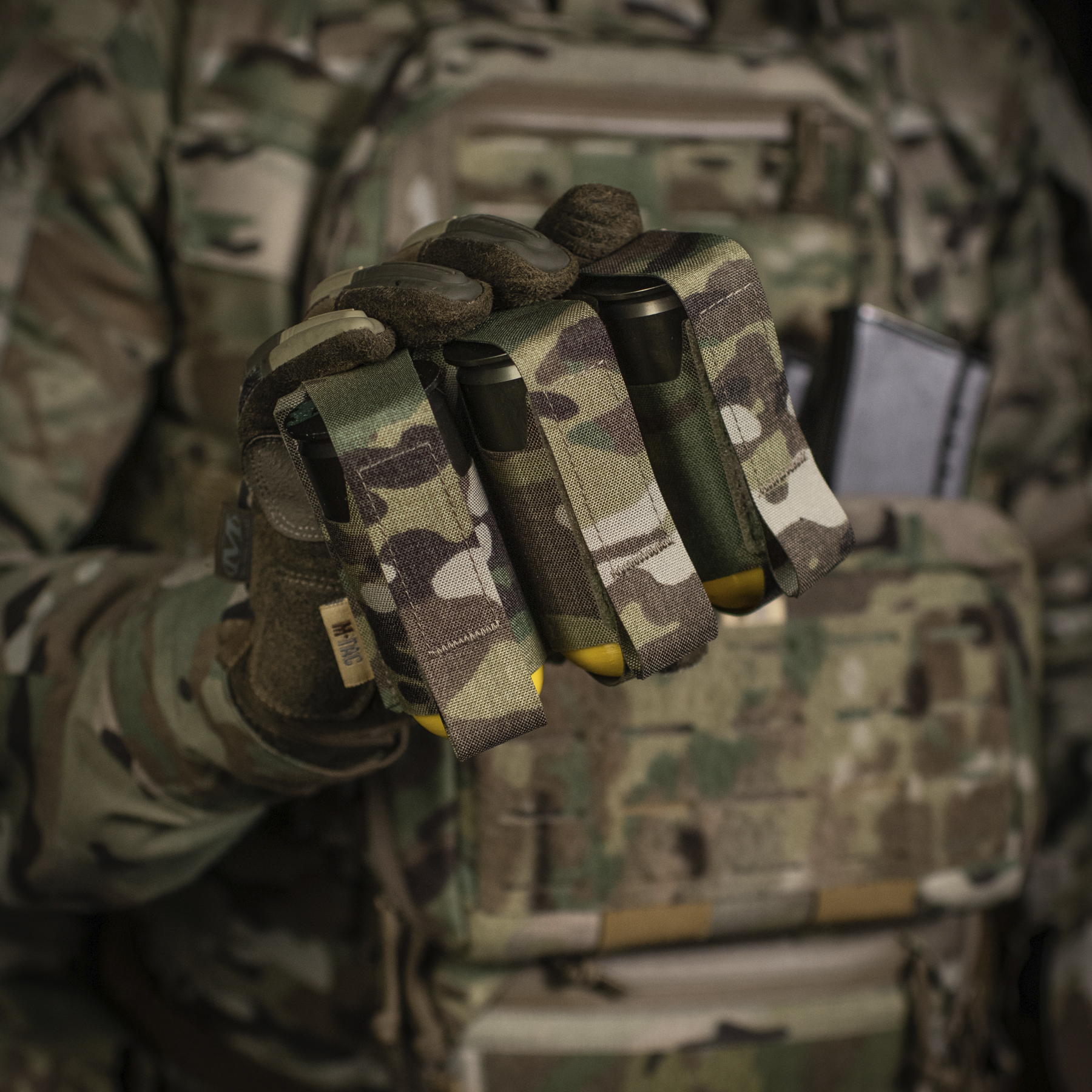 M-Tac подсумок ВОГ на 3 гранаты Multicam — 15