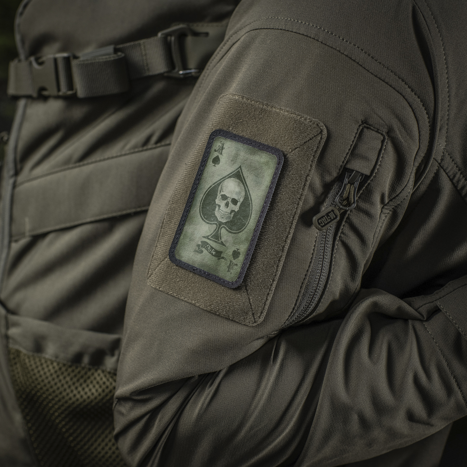 M-Tac нашивка Ace of Spades Ranger Green/Black — 3