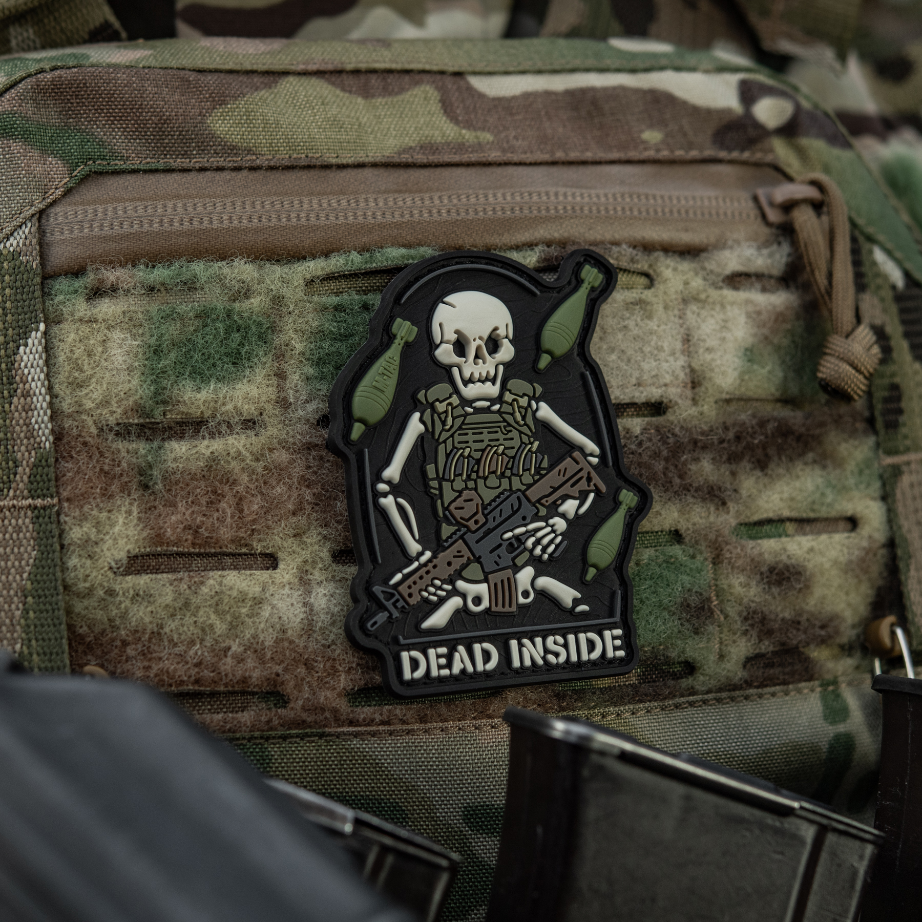 M-Tac нашивка Dead Inside Black/Olive — 9