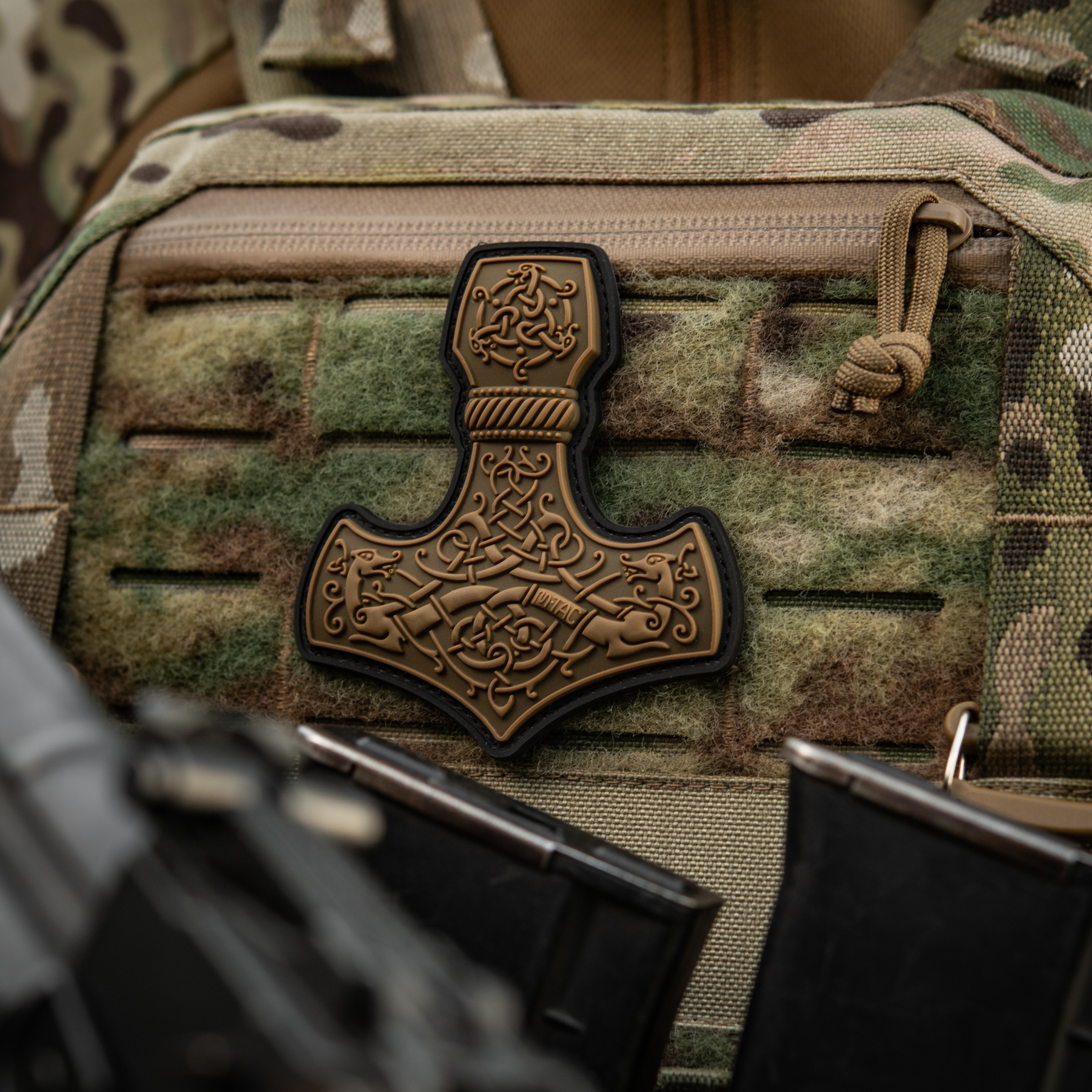 M-Tac нашивка Mjölnir Large PVC Coyote — 5