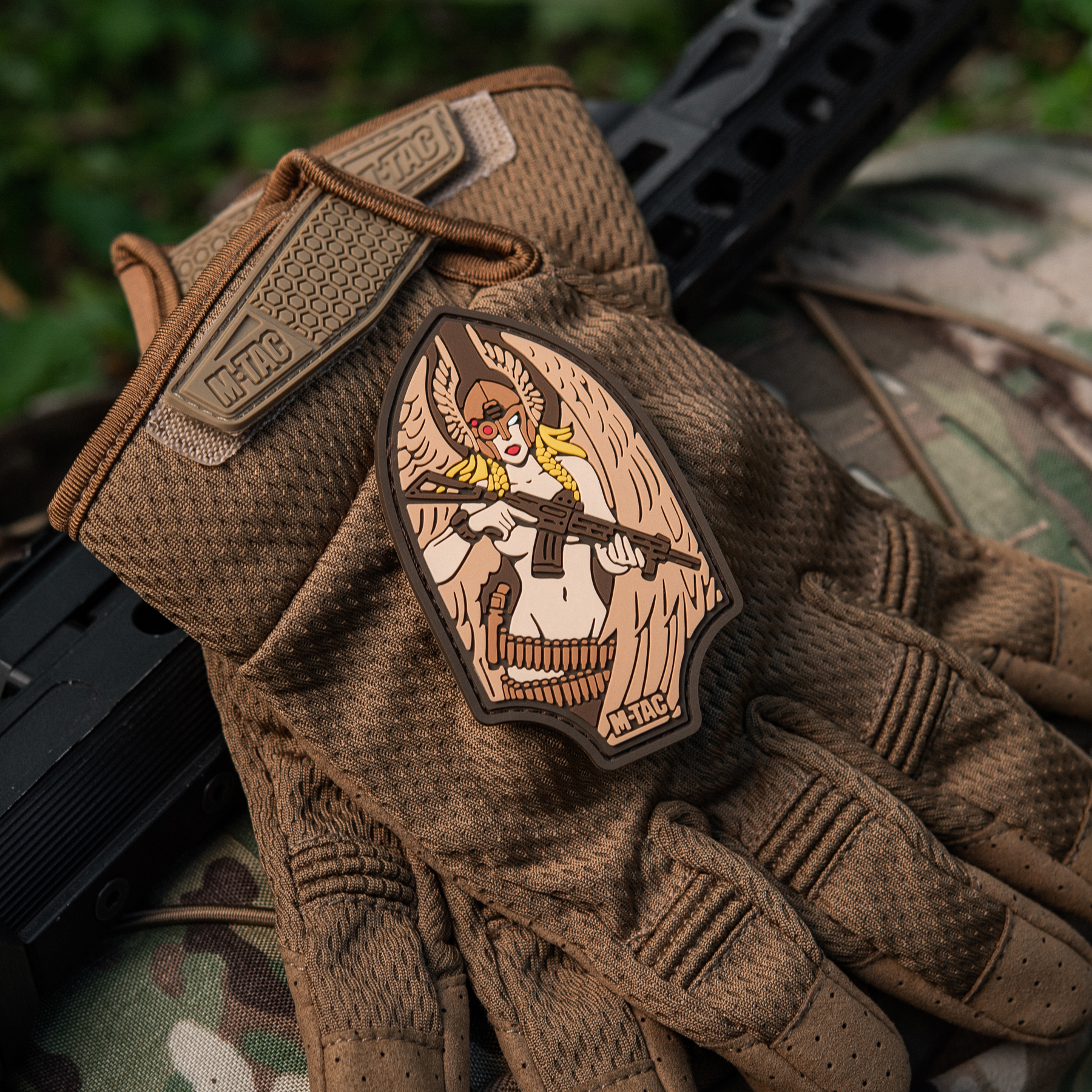 M-Tac нашивка Піка Валькірія PVC coyote — 10