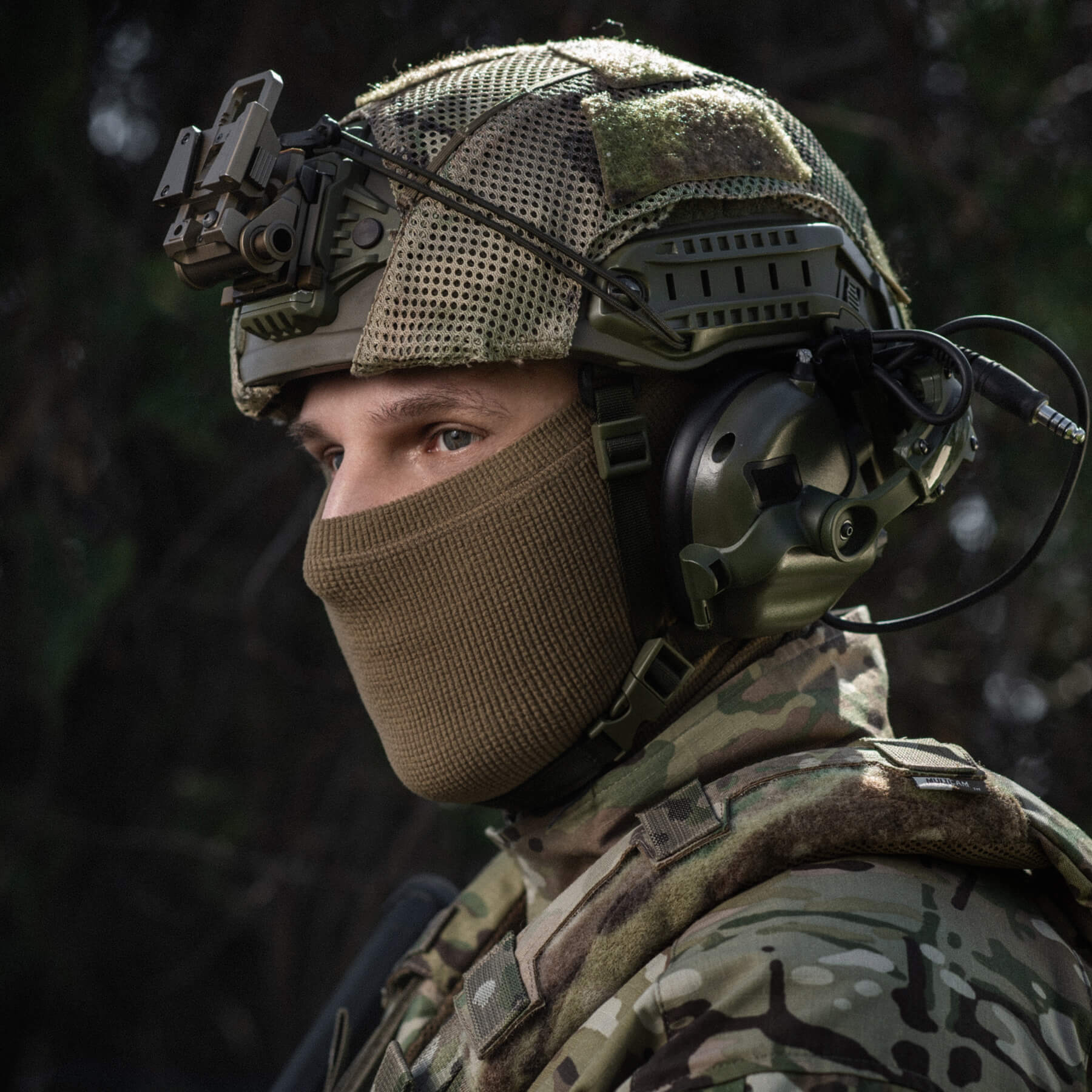 M-Tac шарф-труба микрофлис рип-стоп Tan — 9