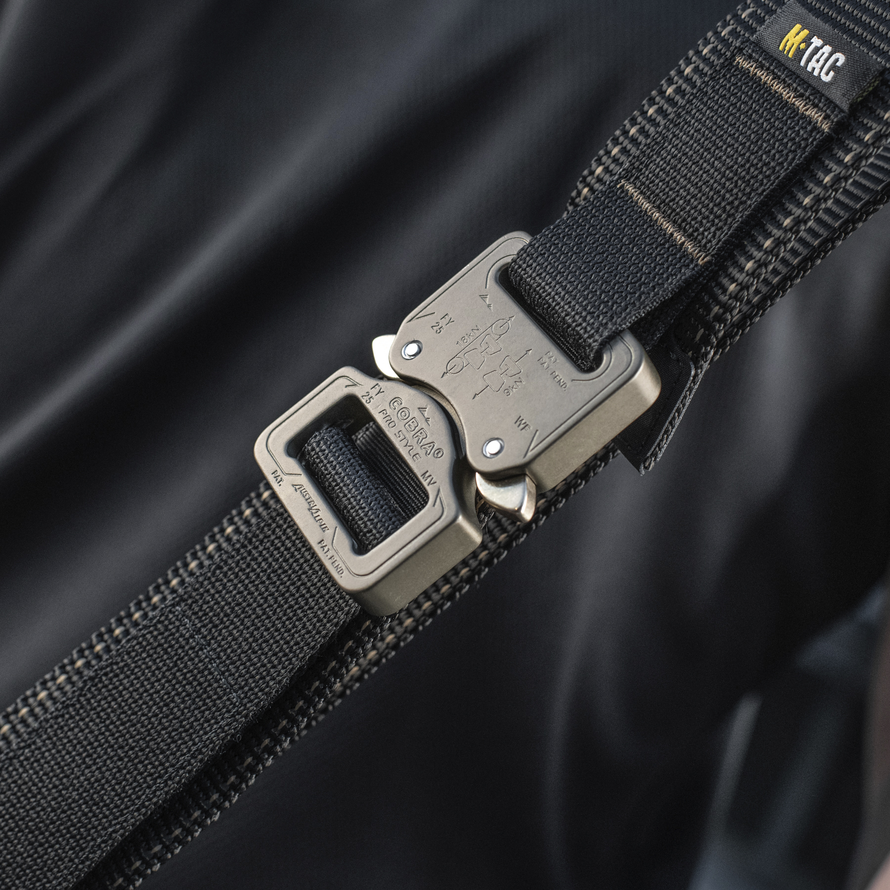 M-Tac ремень Cobra Buckle Belt Black — 24