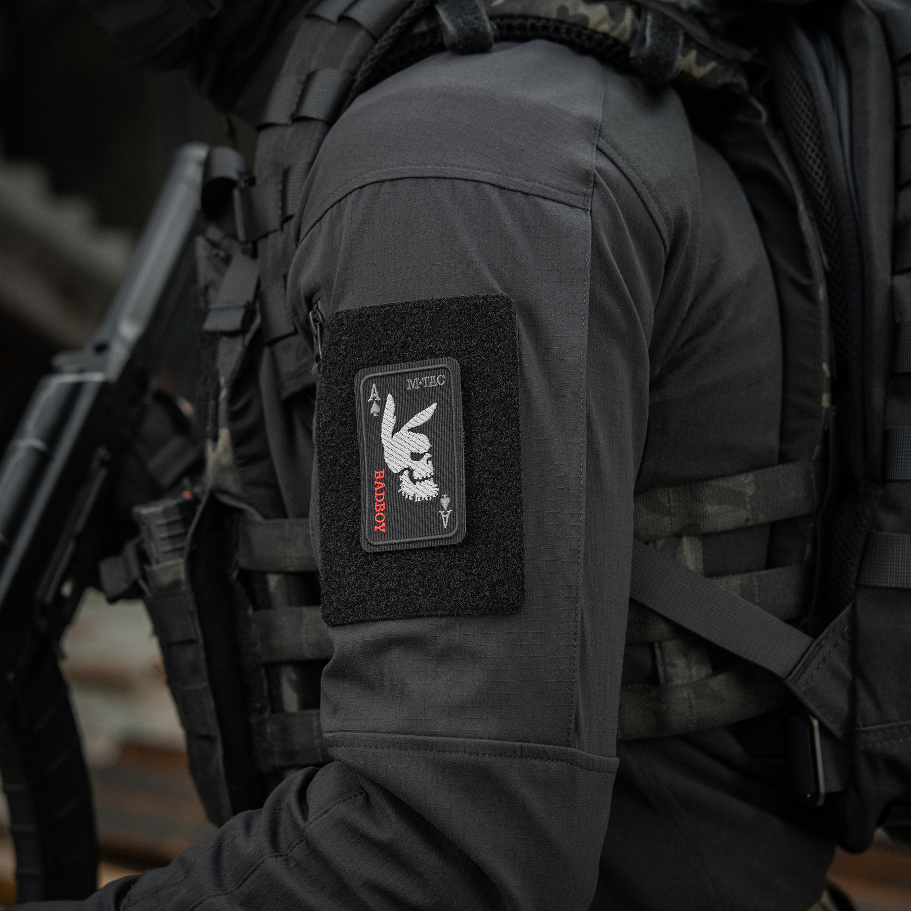 M-Tac нашивка Bad Boy (вишивка) Black — 4