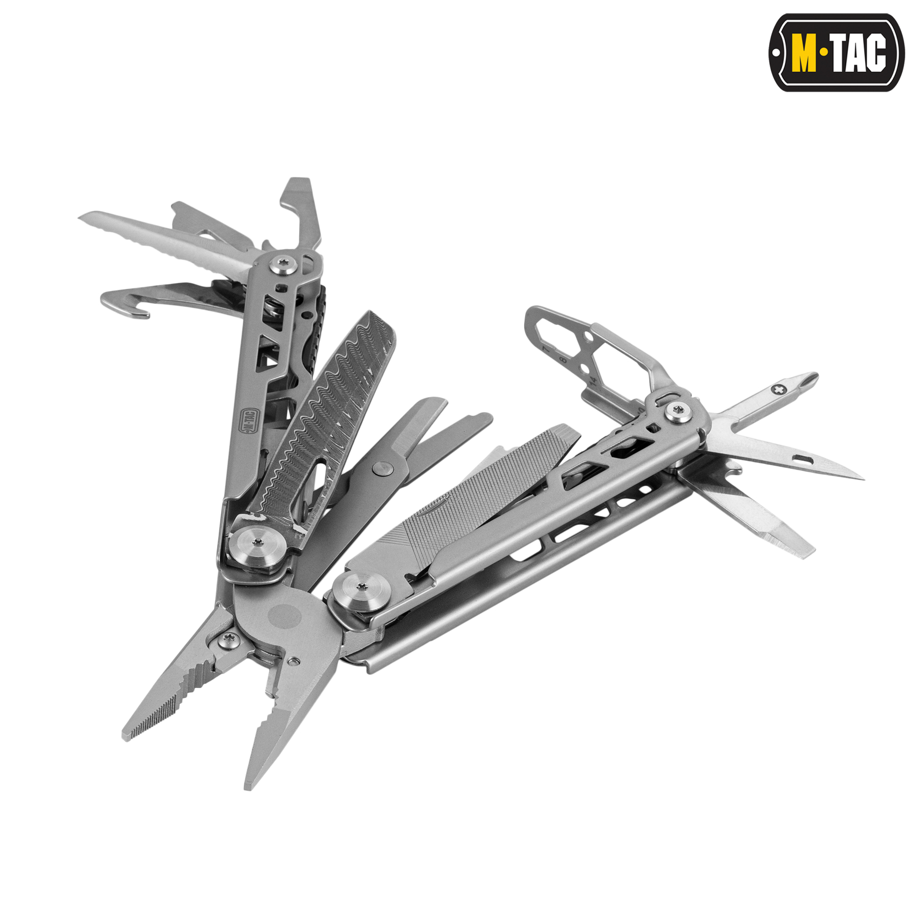M-Tac мультитул Type 12 Steel/Damascus — 3