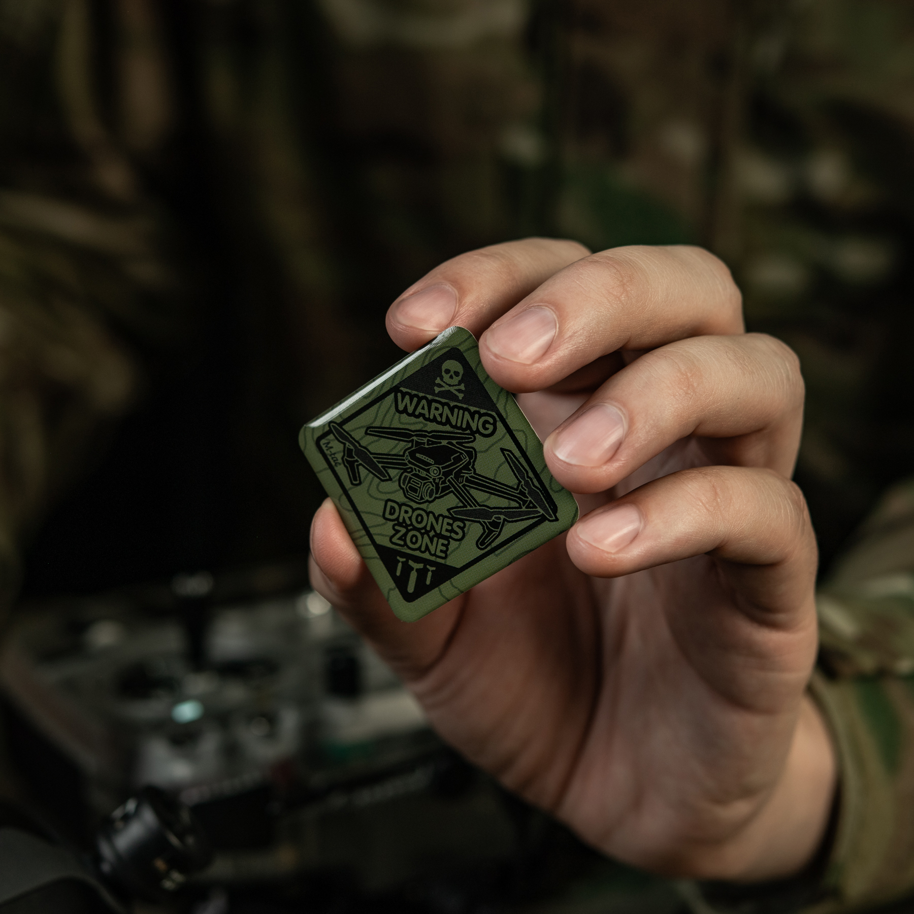 M-Tac наклейка обємна Drones Zone Olive — 3