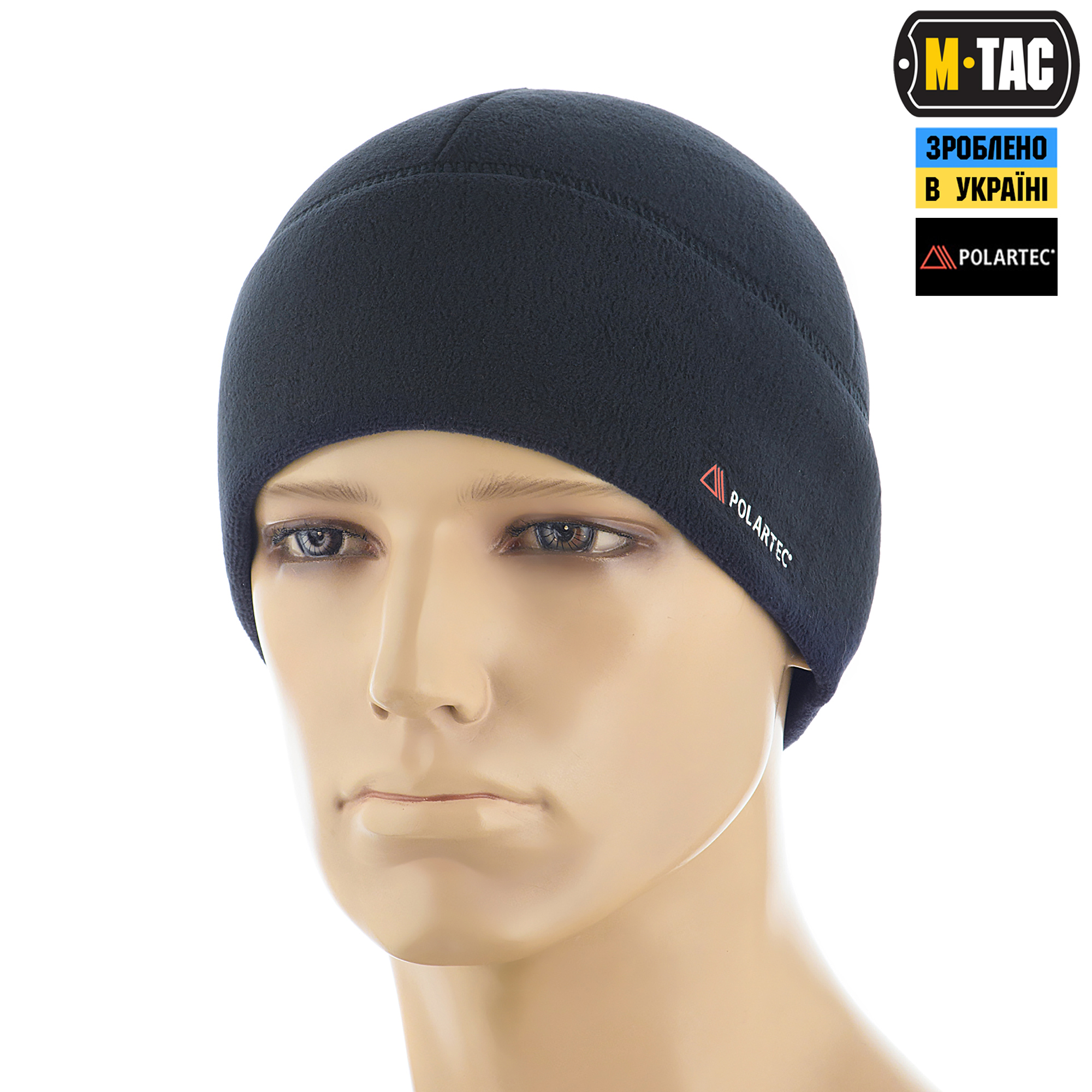 M-Tac шапка Watch Cap флис Light Polartec Dark Navy Blue — 2