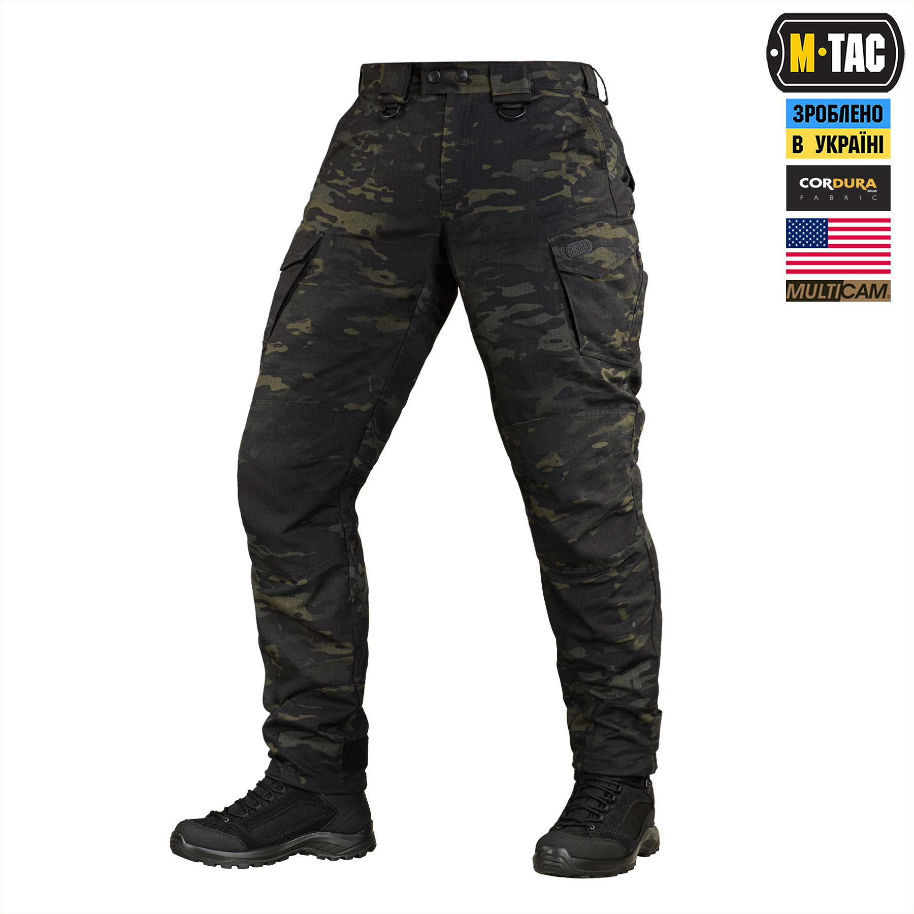 M-Tac брюки Aggressor Elite NYCO Extreme Multicam Black — 2