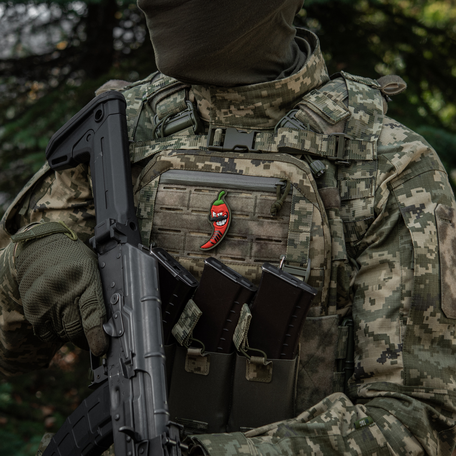 M-Tac нашивка Перчик 3D головний сержант (PVC) — 3