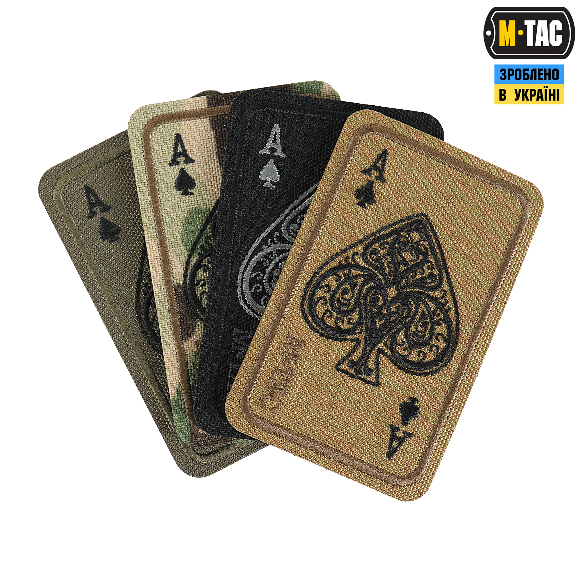 M-Tac нашивка Ace of Spades (вышивка) Coyote — 3