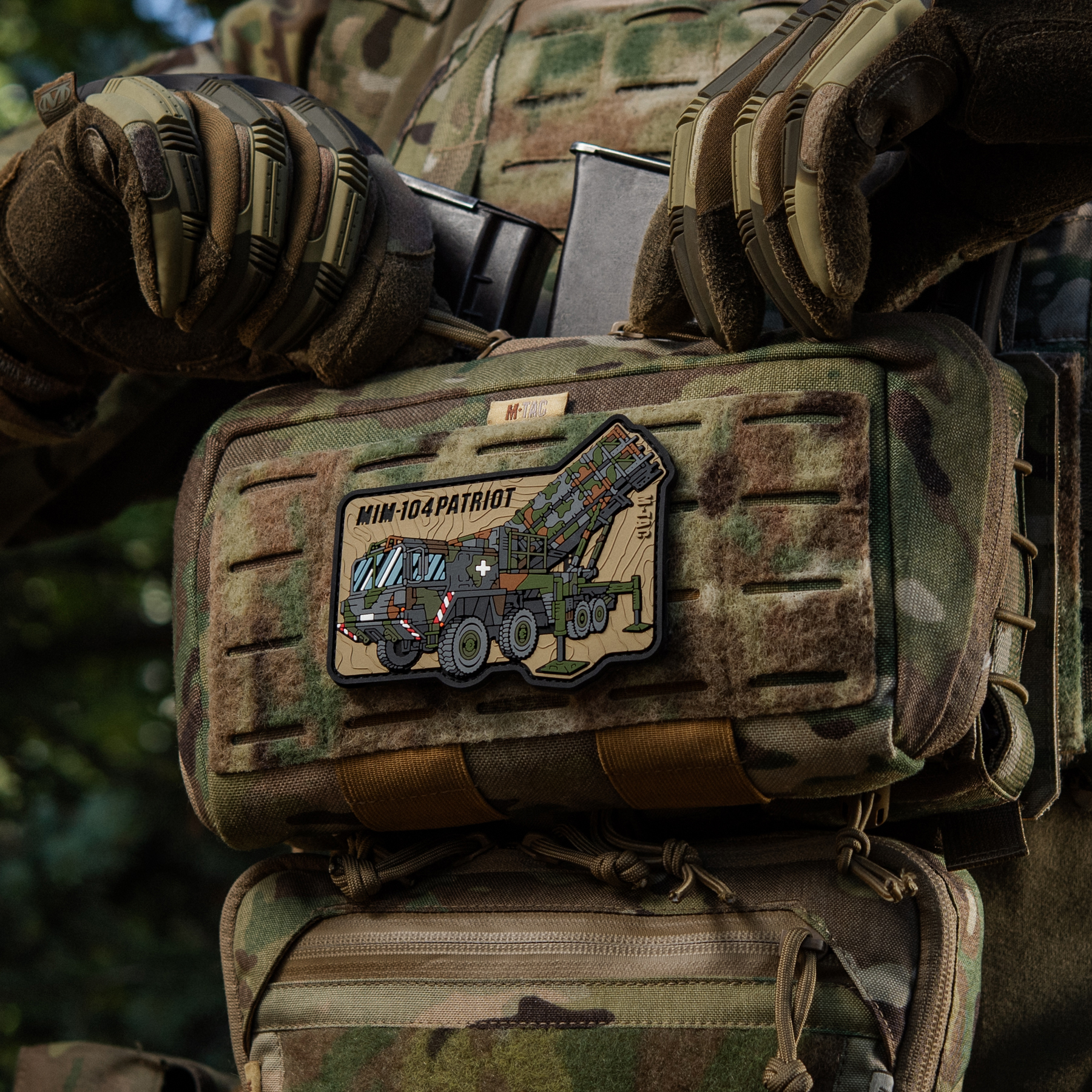 M-Tac нашивка MIM-104 Patriot (PVC) — 12