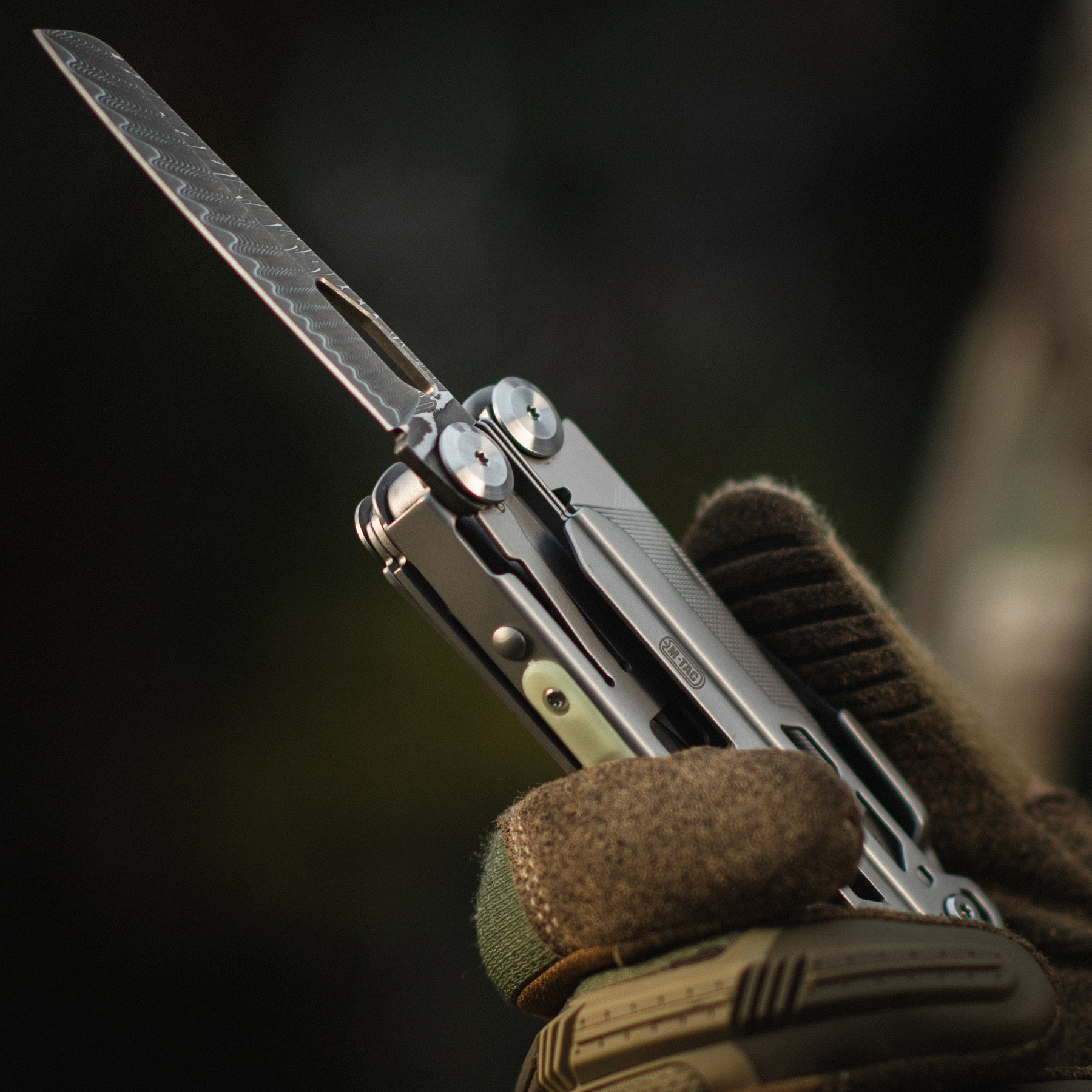 M-Tac мультитул Type 12 Steel/Damascus — 27