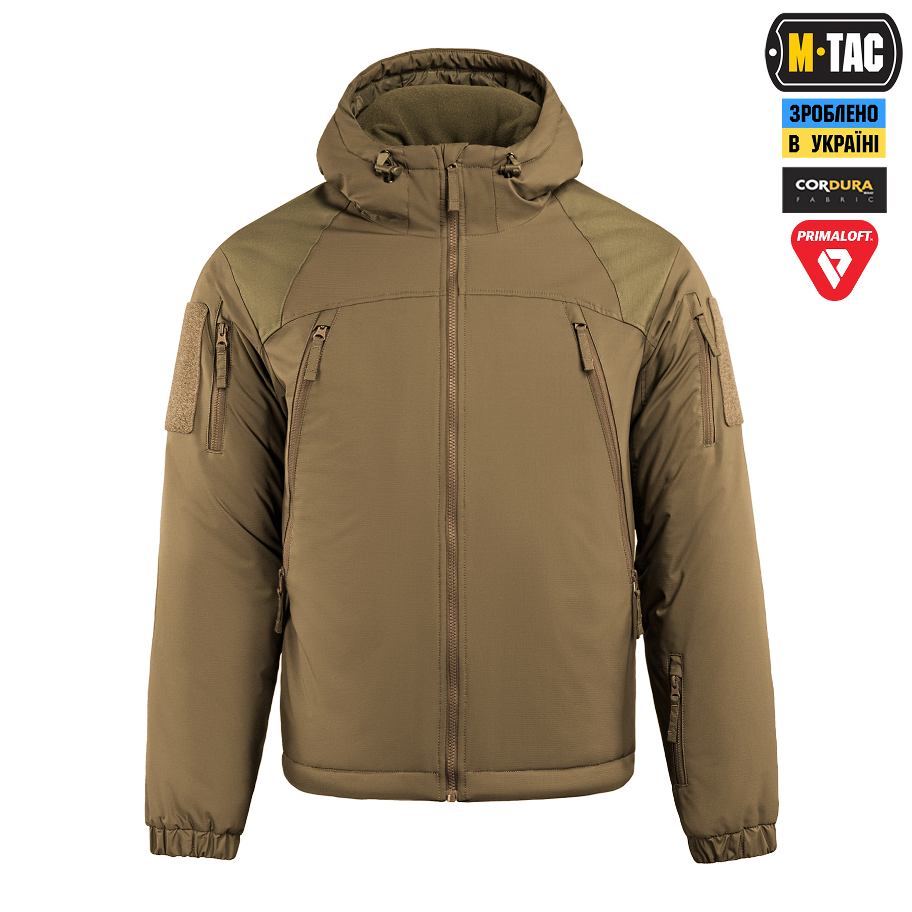 M-Tac куртка зимняя Alpha Gen.III Pro Primaloft Coyote Brown — 3