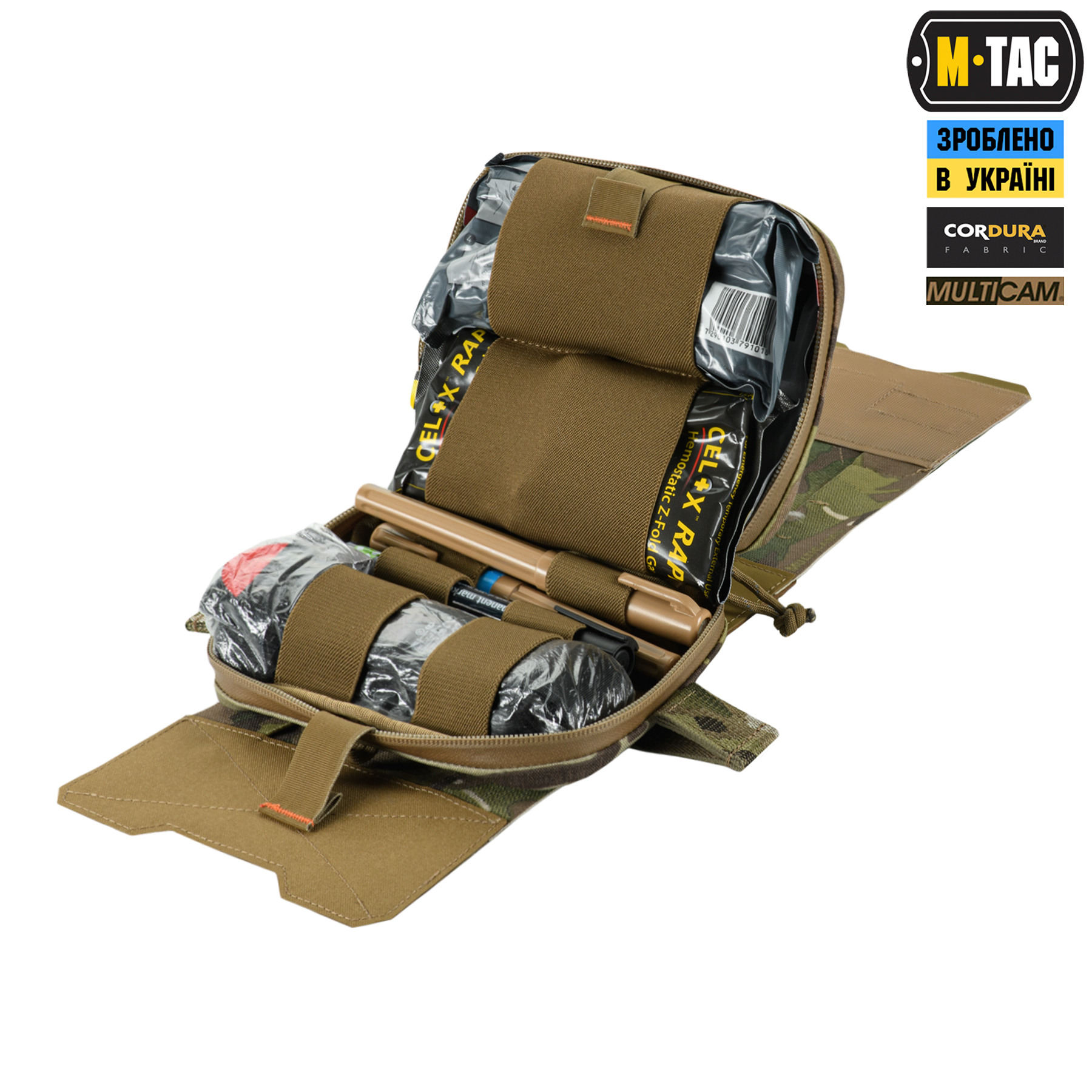 M-Tac подсумок медицинский горизонтальный Large Elite Multicam — 10